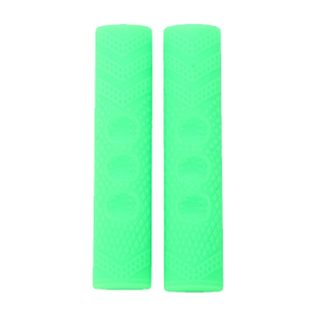 1 Pair Silicone Mountain Bicycle Brake Handle Sleeve Protector Covers Green