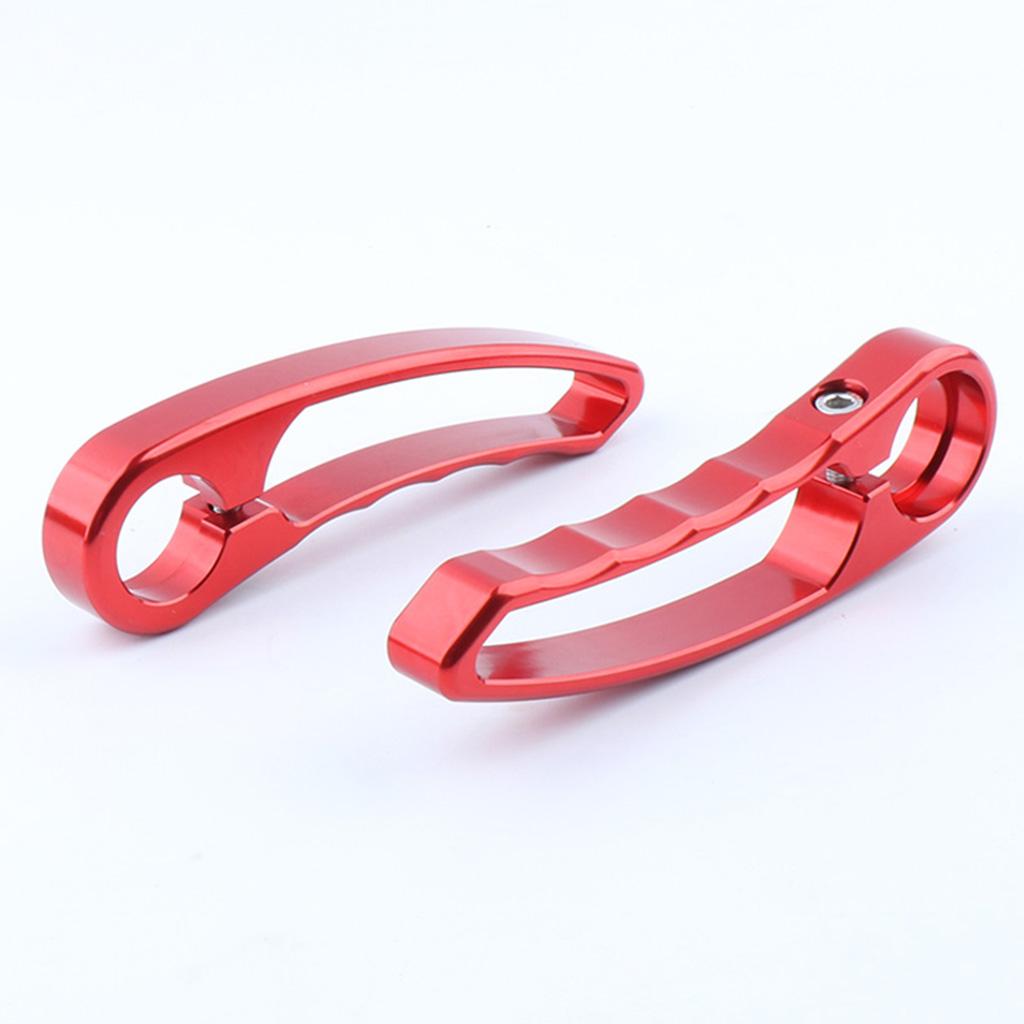 Bicycle Handlebar End MTB Folding Road Bike Auxiliary Handlebar Grips Red