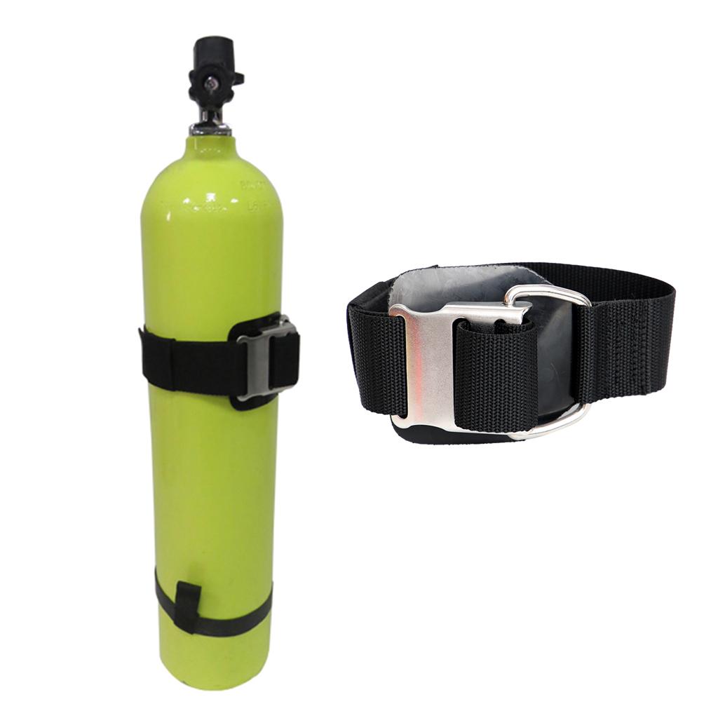 Adjustable Durable Scuba Diving Tank Bottle Hose Retainer Band Carry Strap