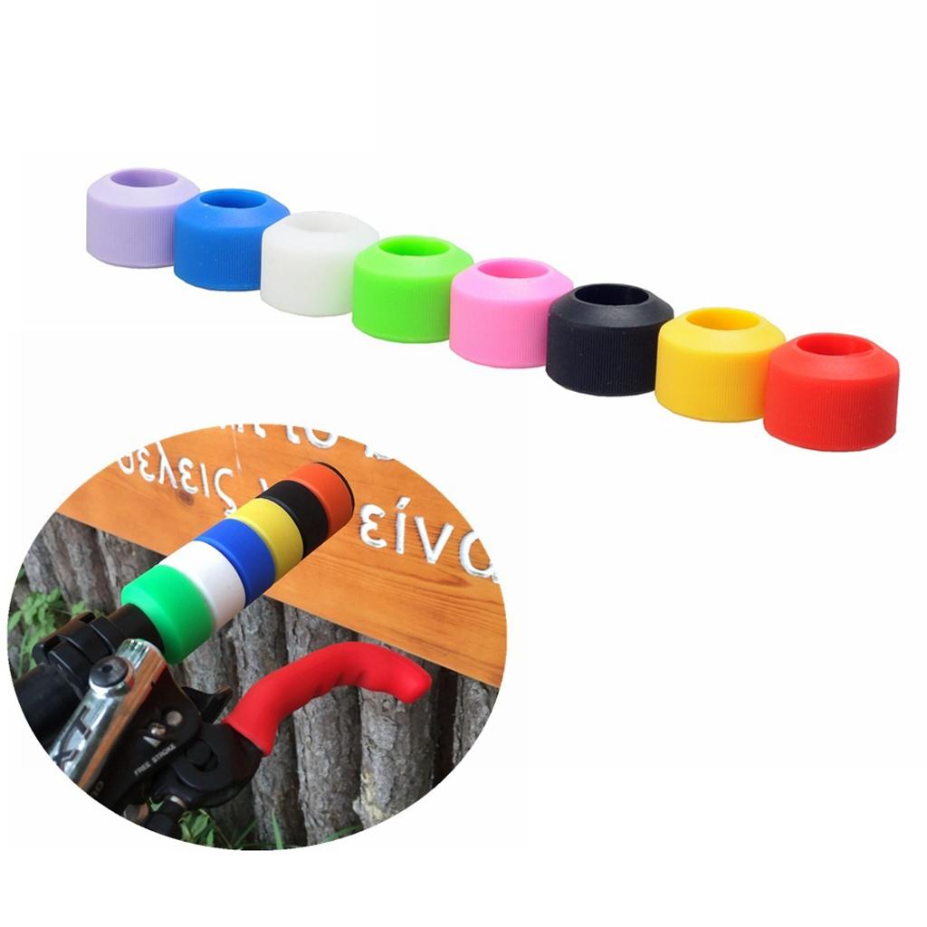 Silicone Bike Handlebar Grip Bicycle MTB Handle Bar Overgrip Cover White