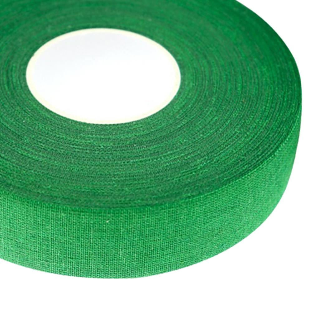 Roll Adhesive Ice Hockey Tape Cotton Cloth Stick Handle Grip Wrap Green