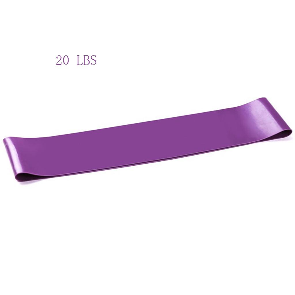 Elastic Band Yoga Tension Band purple 20lbs