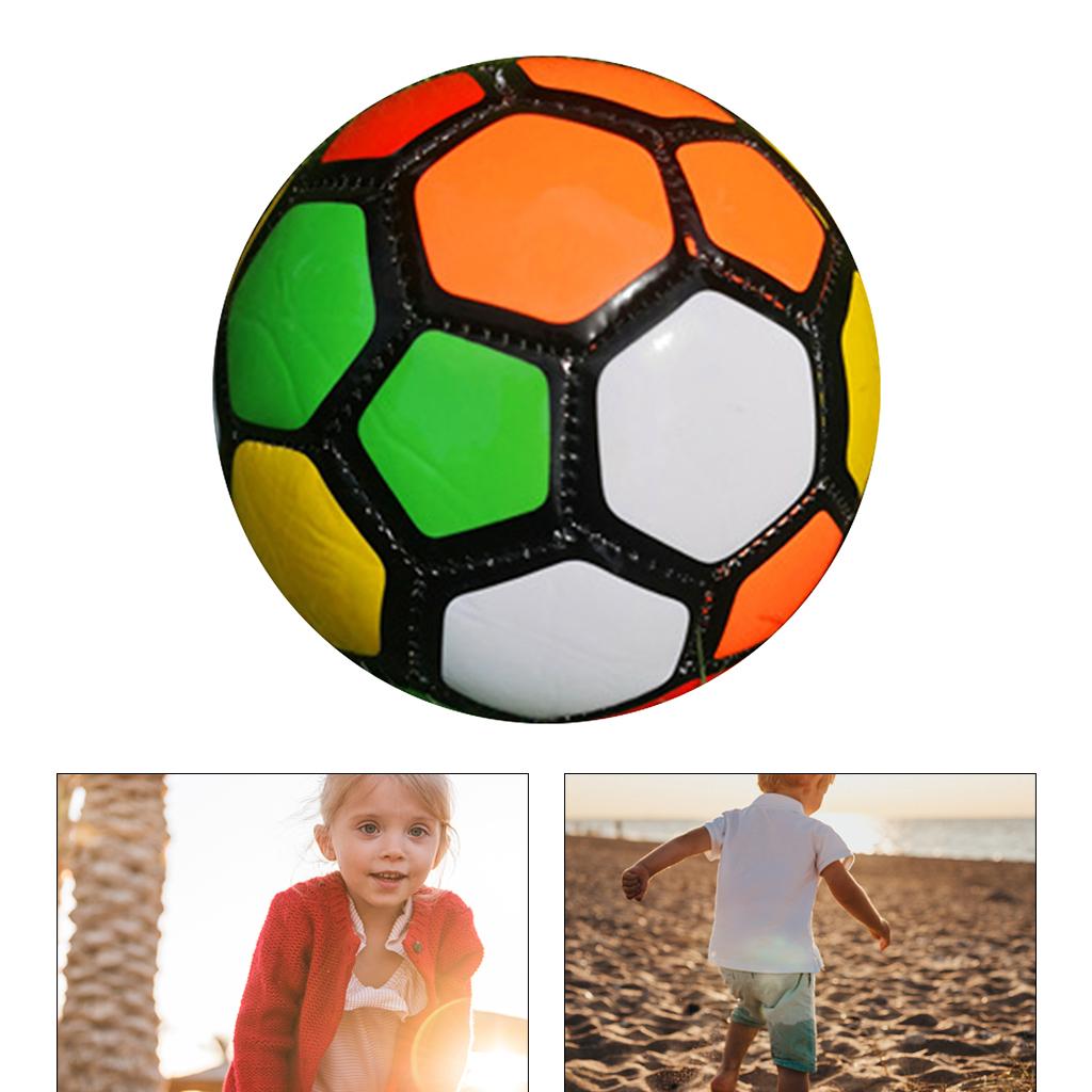 Soccer Ball Children Soft Bouncy Foam Ball Recreation Play 6inch Colorful