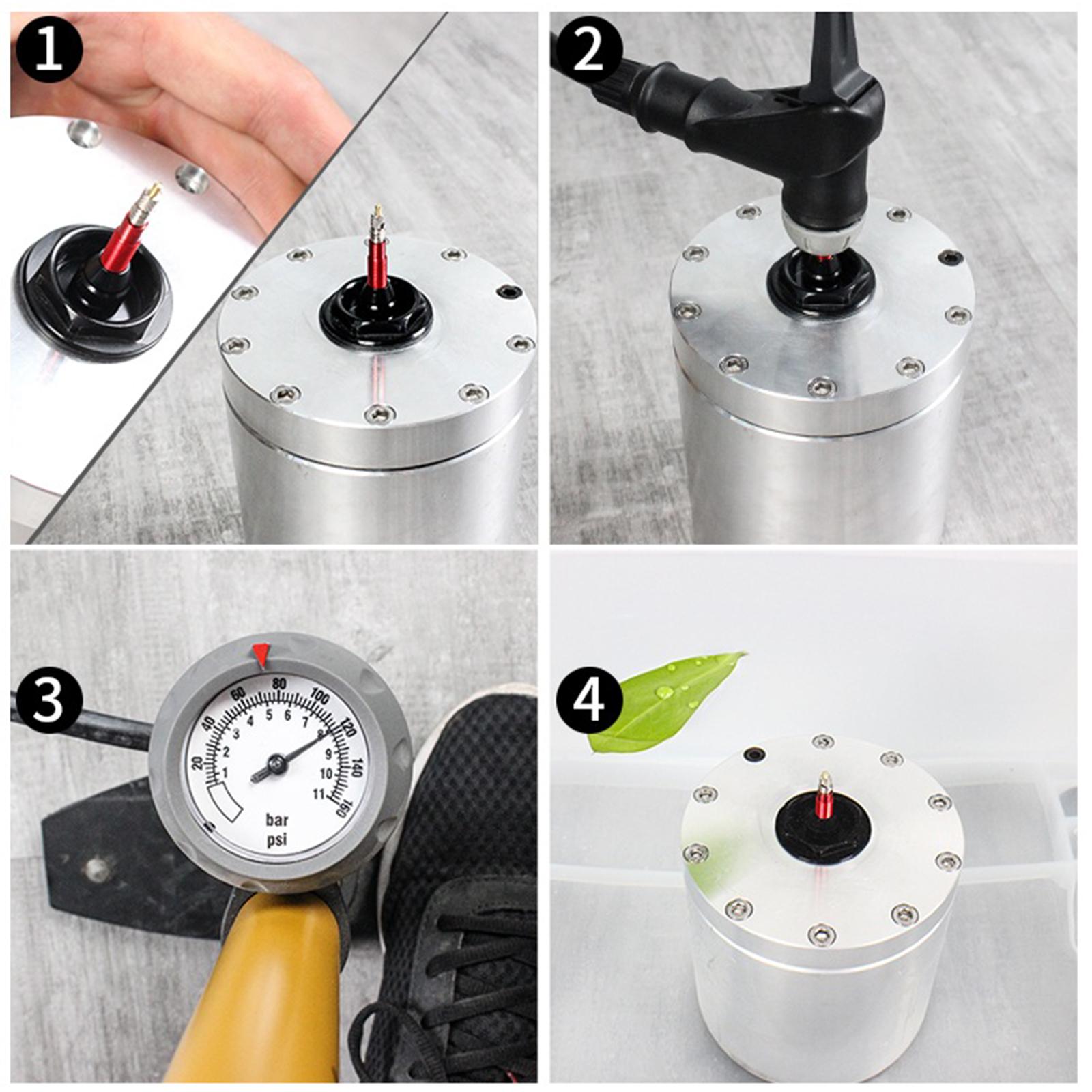 2xPresta Tubeless Aluminum Alloy Valve Stem MTB Mountain Bike 60mm Gold