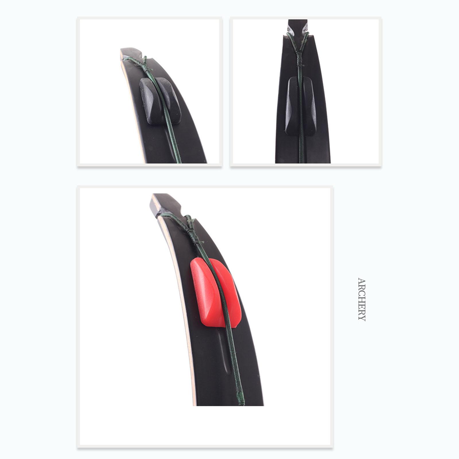 3xBow String Groove Silencers Glued Strip Archery Damping Bow  Orange