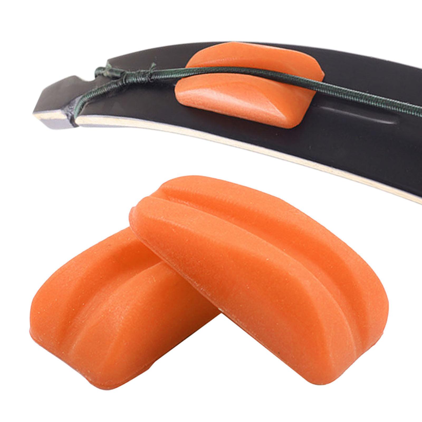 Bow String Groove Silencers Glued Strip Archery Damping Bow  Orange