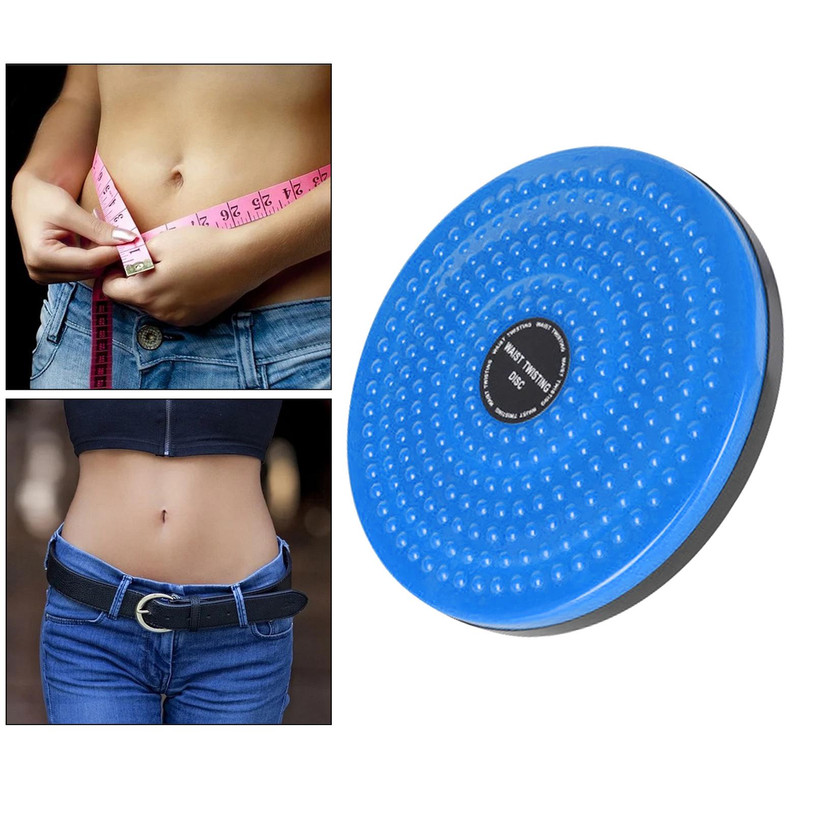 Waist Twist Board Plate Fitness Exercise Massage Balance Foot Plate Blue