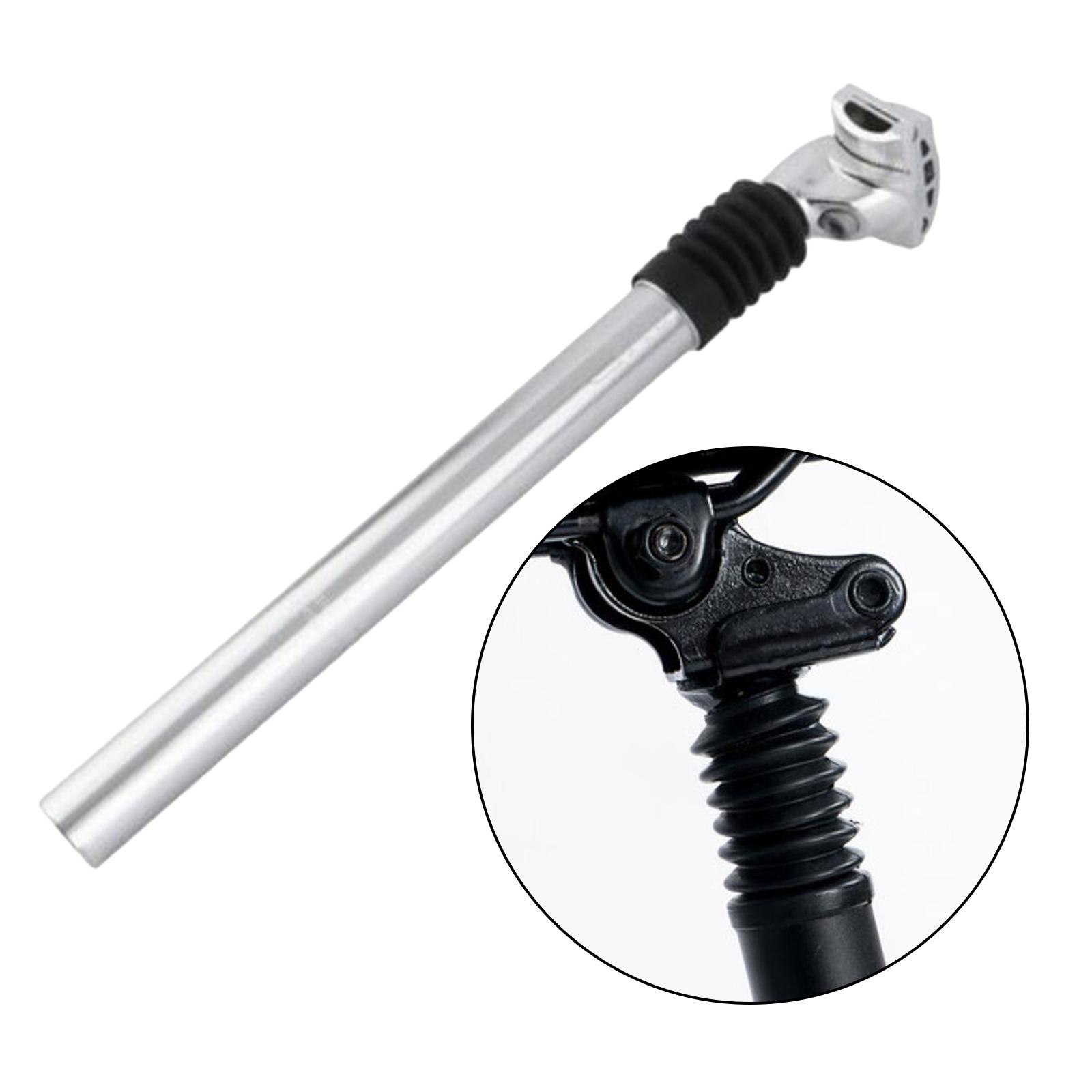 Seat Post 350mm MTB Mountain Road Bicycle Suspension Seatpost Silver 27.2