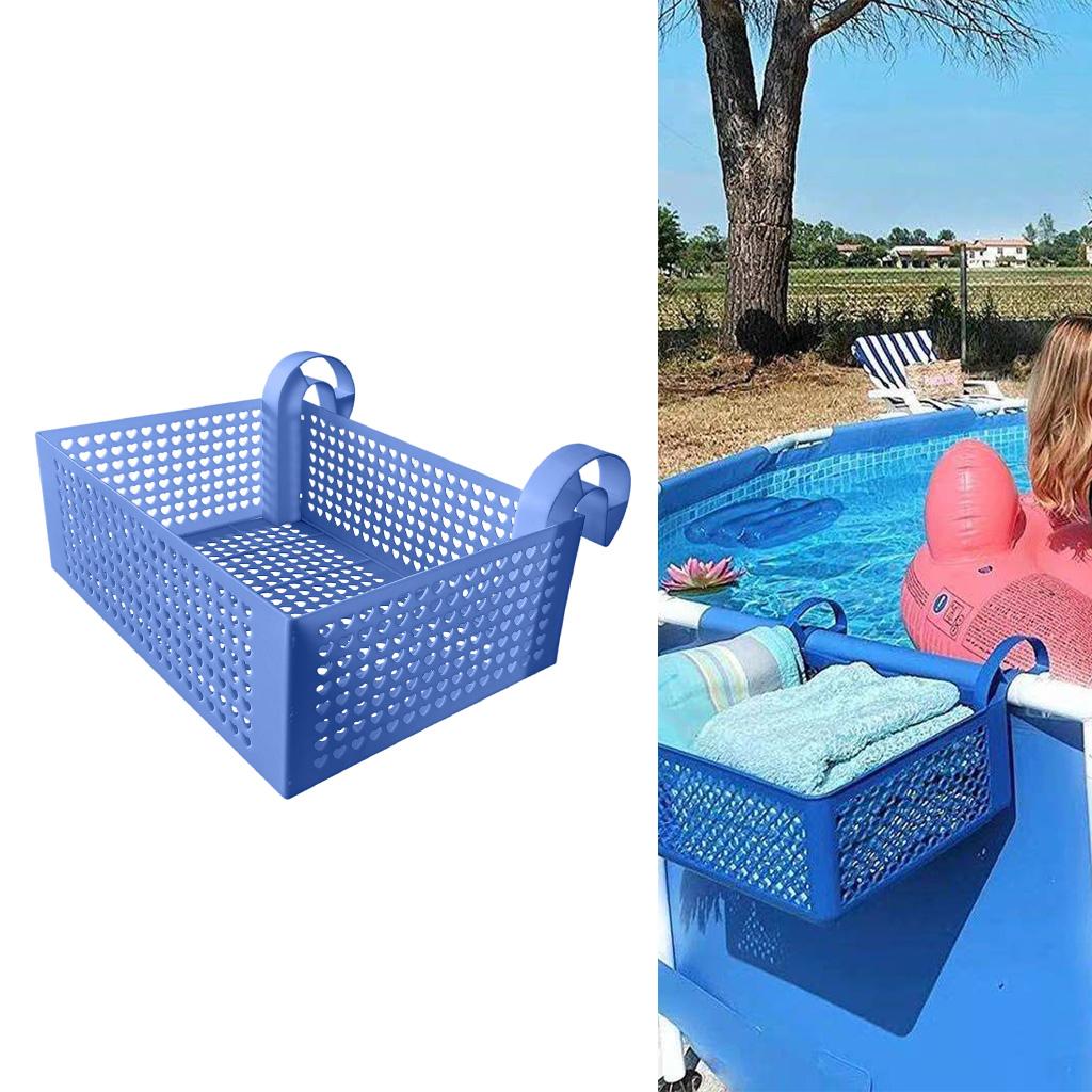 Large Capacity Swimming Pool Storage Basket Pool Organizer for Pool Toys