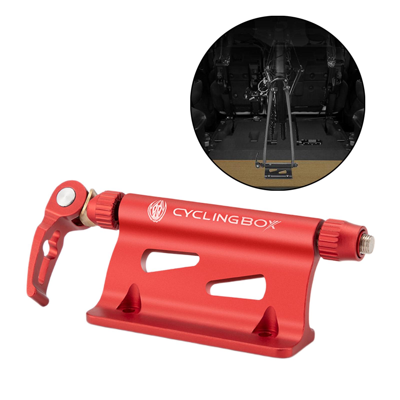 Bicycle Block Quick Release Fork Mount Carrier Holder For Car Red
