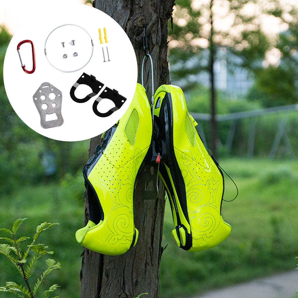 MTB Bike Lock Shoes Hanger Kit Wall Hook Shoes Drying Hanger Cycling Parts For SPD