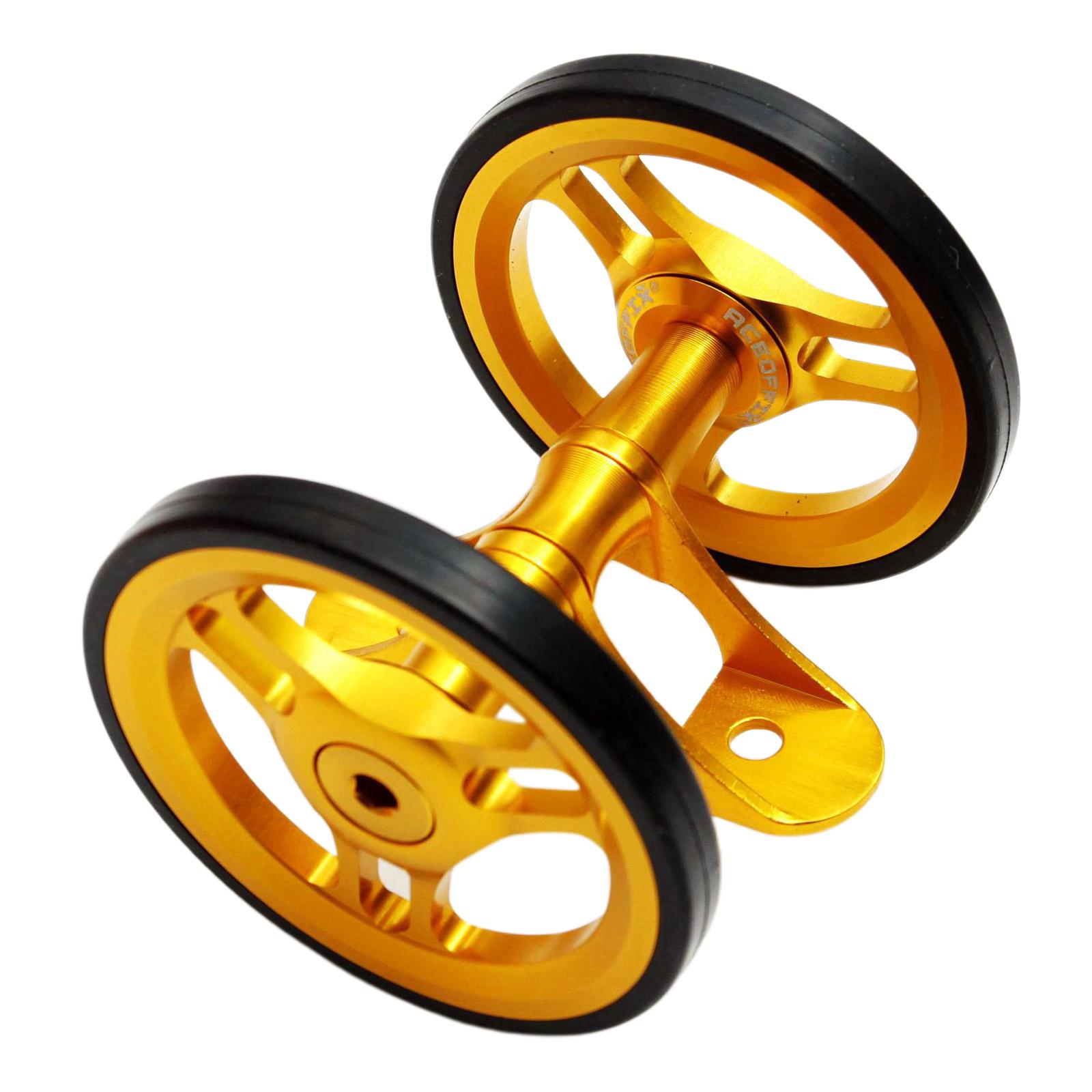 Folding Bike Easy Wheel Bicycle Mudguard for Bicycle Outdoors gold