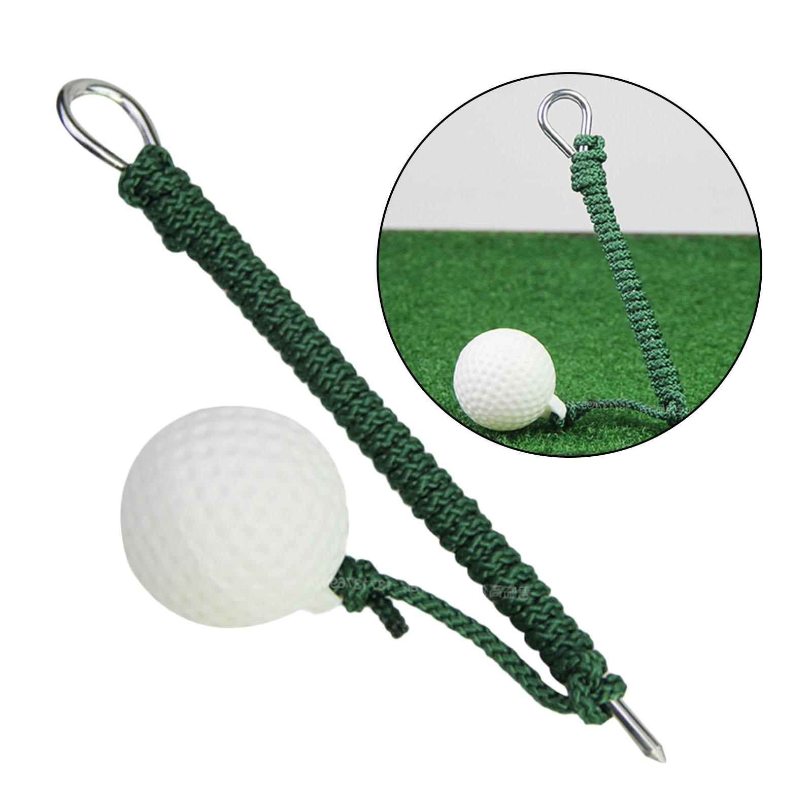 Golf Rope Ball Accessory Portable Golf Practice Training Rope Ball