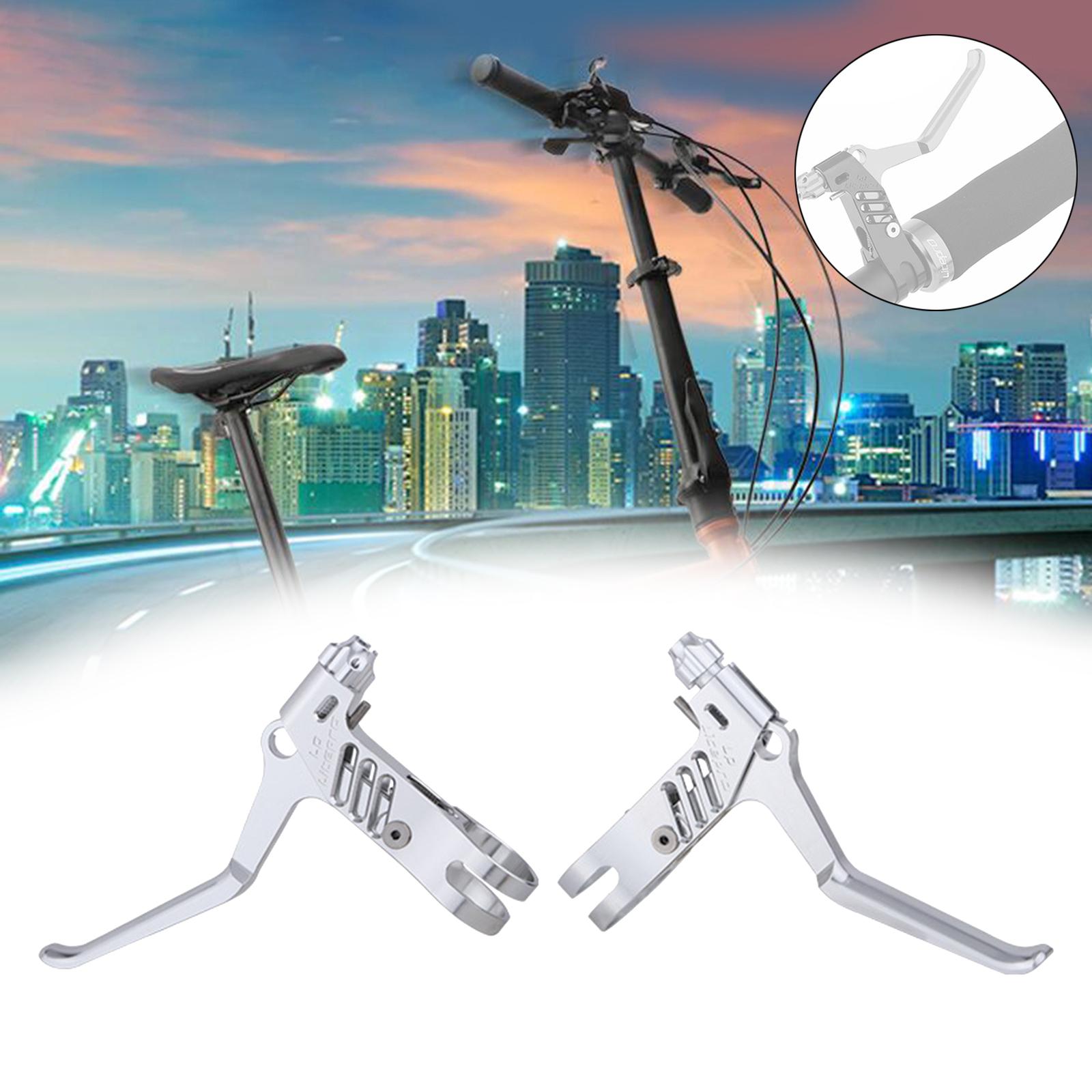 Brake Levers Kit Mountain Road Bike Racing Left Right Hand Replacement Silver