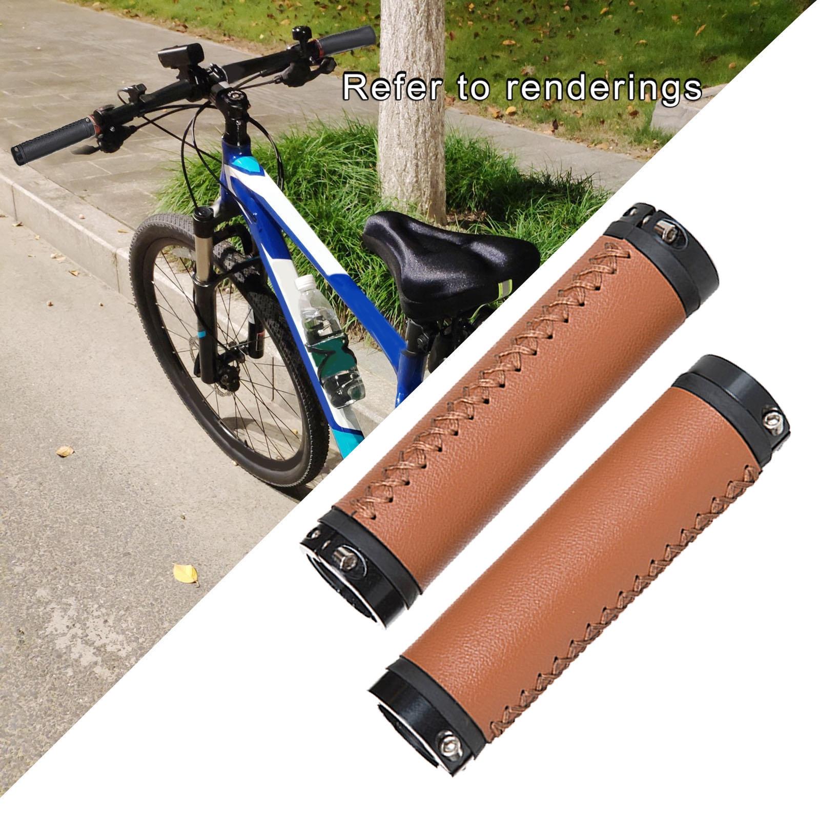 1 Pair Soft Bike Handlebar Grips Scooter Bicycle Parts 22.2mm  Orange