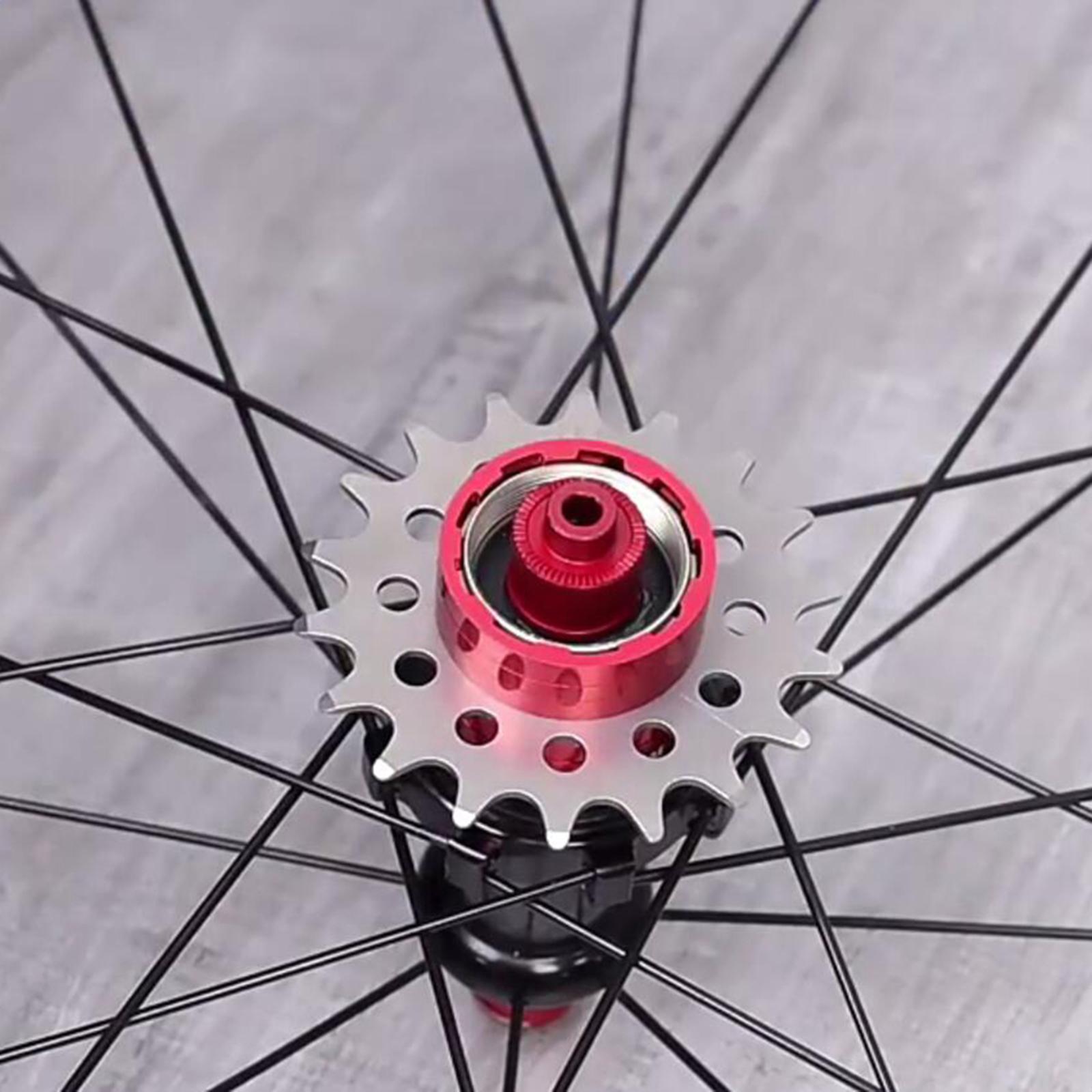 Single Speed Cassette Cog Bike Freewheel Bicycle Refit Parts Components 16T