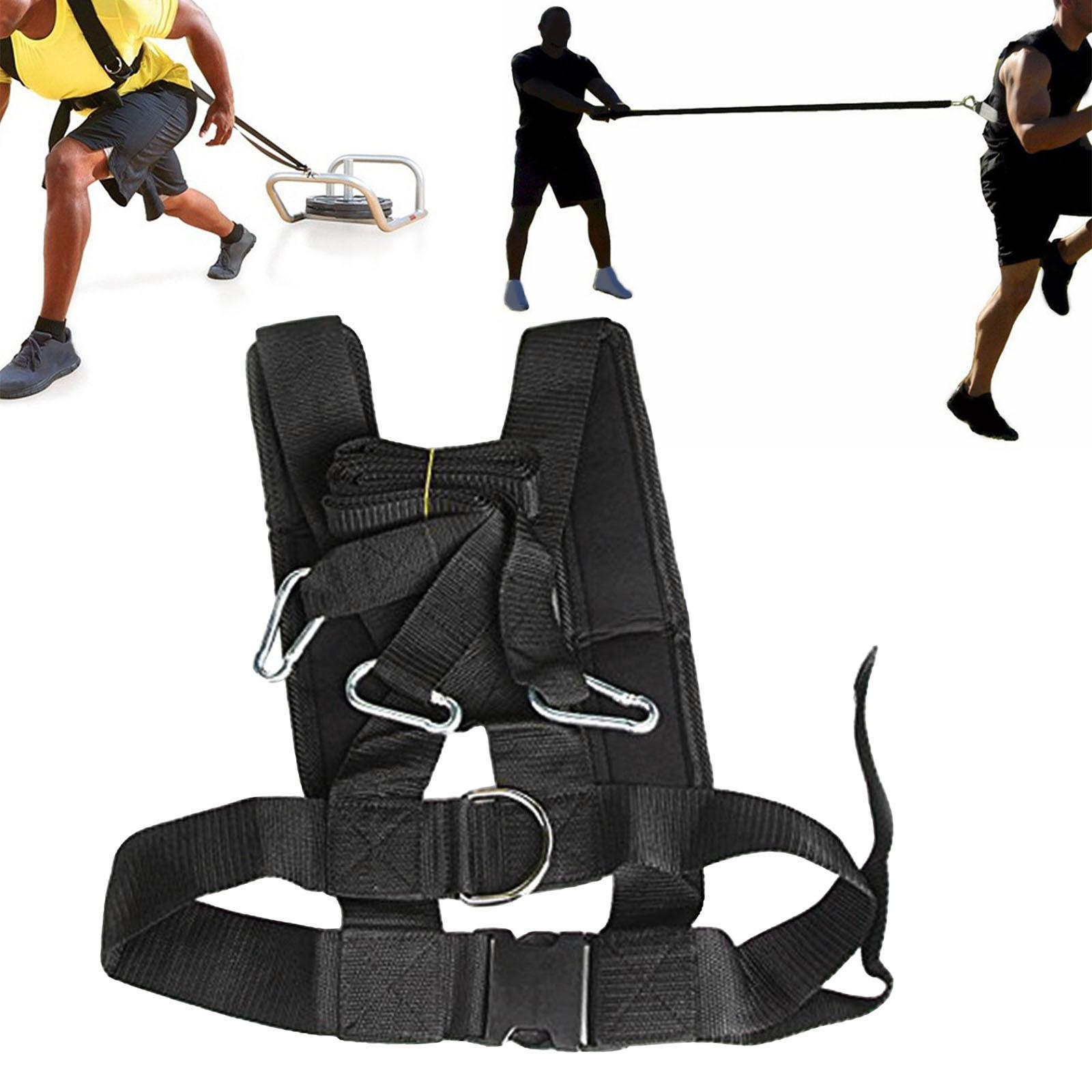 Harness Trainer Shoulder Strap Sled Weight Resistance Training for Football Strengthen