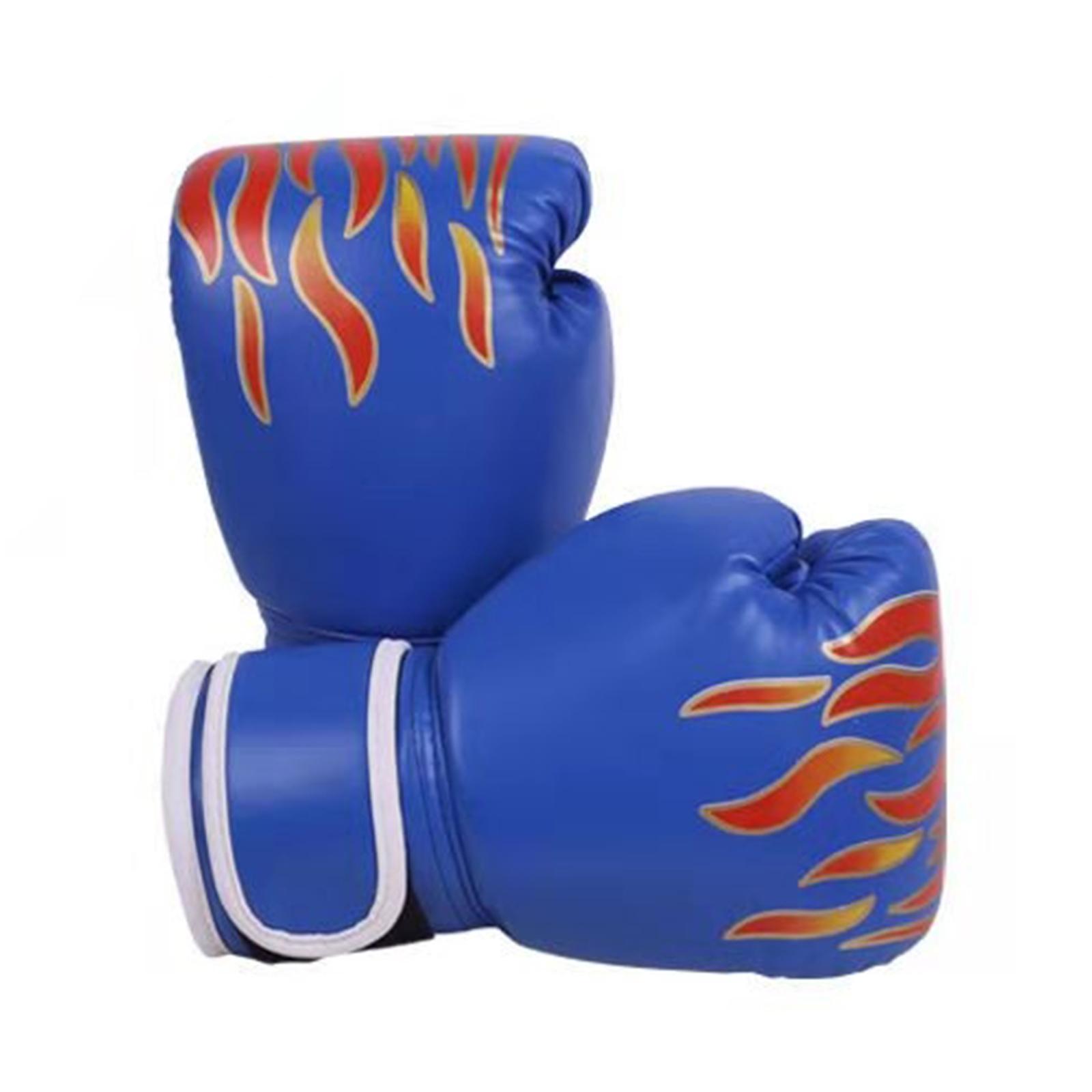 Boxing Gloves, Professional Fight Training Mitt, Punching Bag Mitt Girls Blue Adult