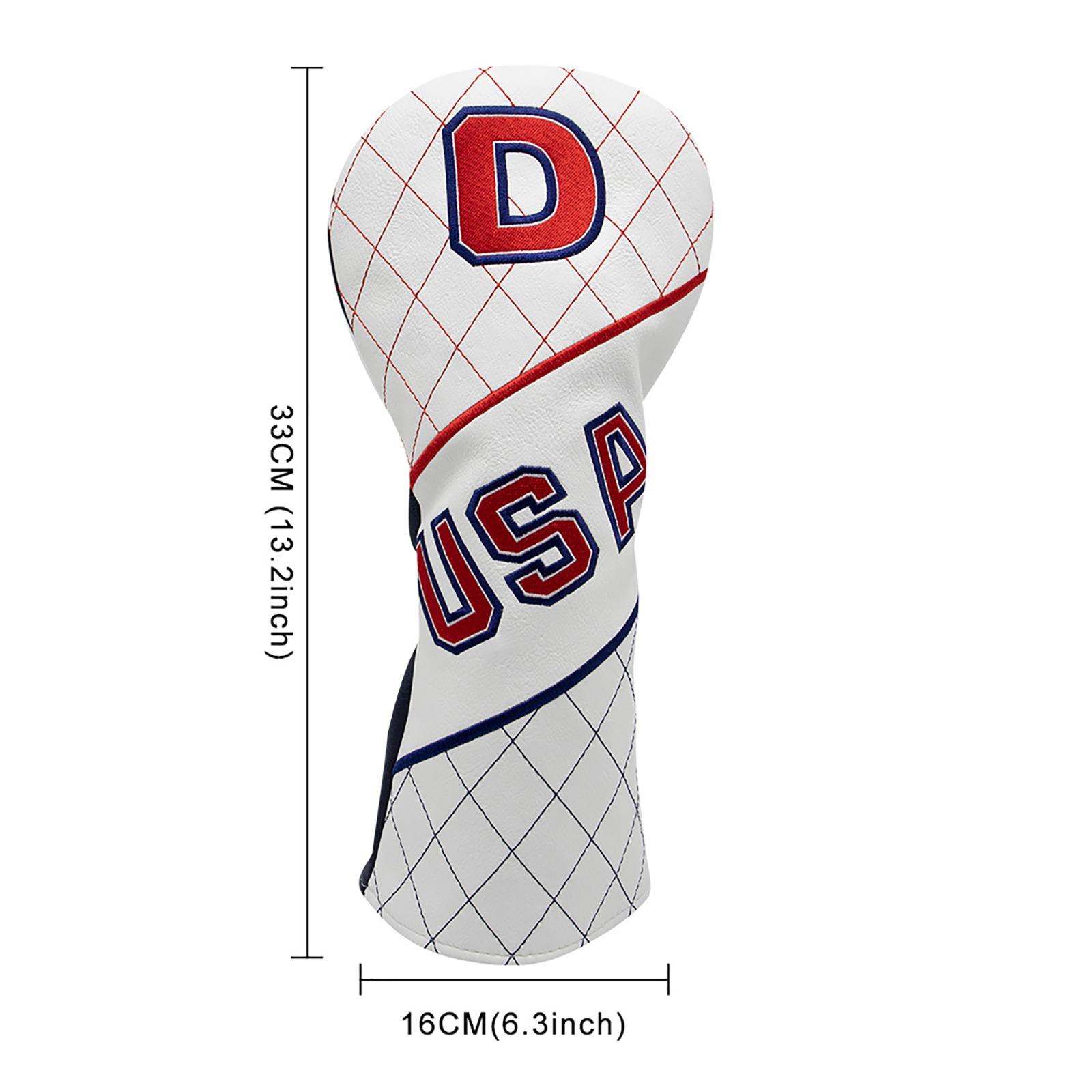 Club Head Covers USA Fashion Premium Lightweight for Sports Travel Men Women For Driver