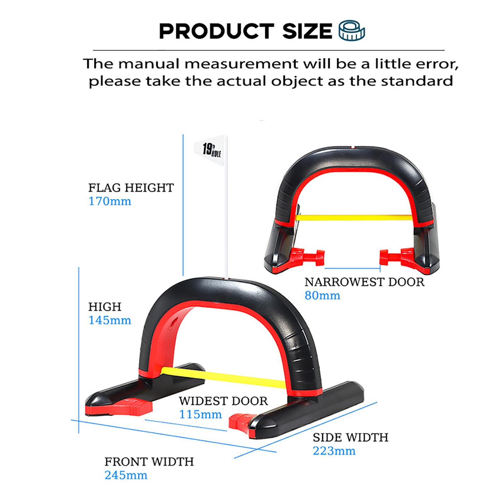 Adjustable Golf Putting Trainer Non Slip Golf Training Aid Practice Yellow