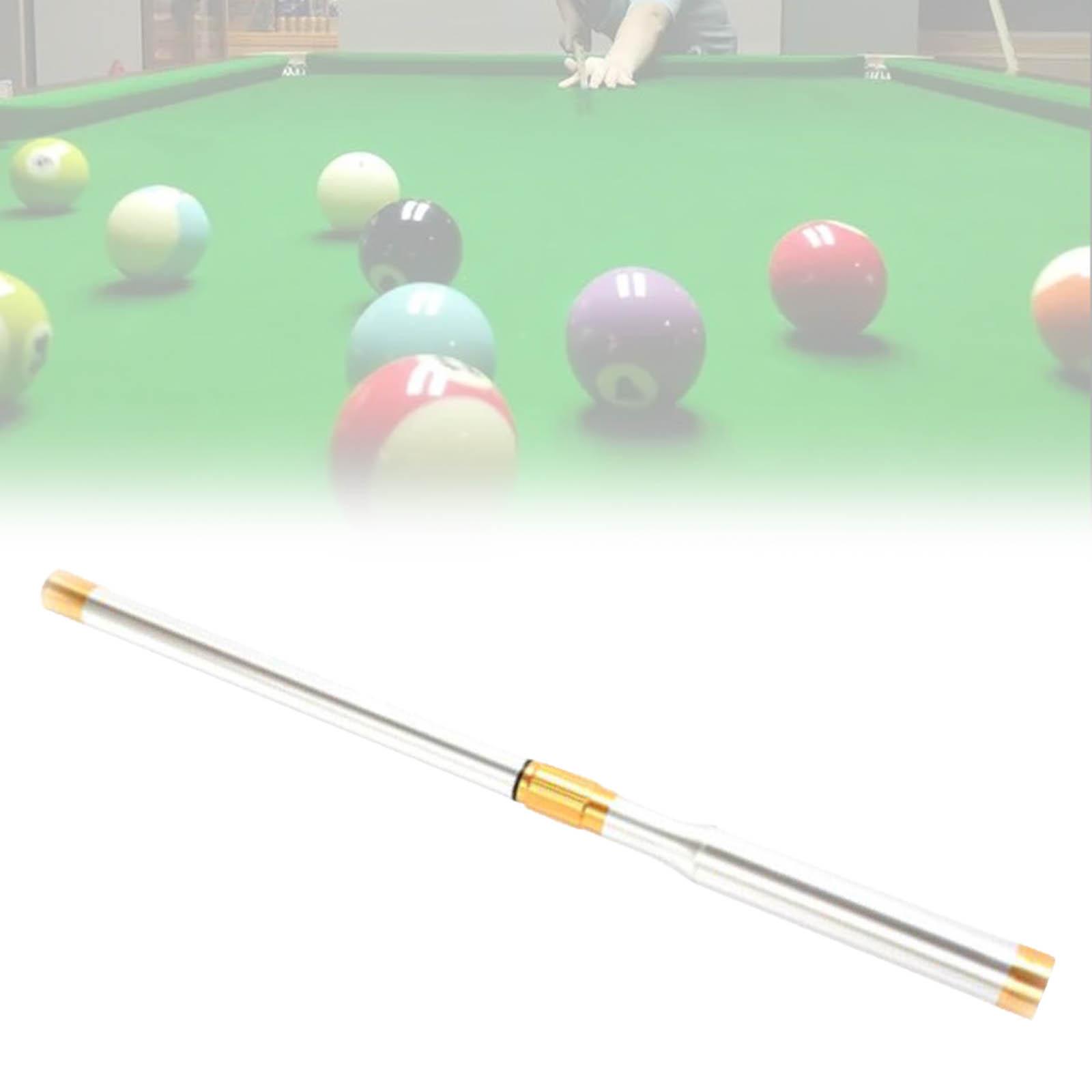 Portable Billiard Pool Stick Extension Accessories Extender  metal silver