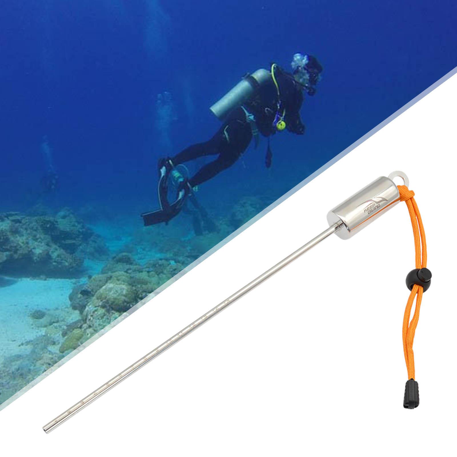 Underwater Diving Pointer Stick Convenient Point Rod Portable Accessory Orange
