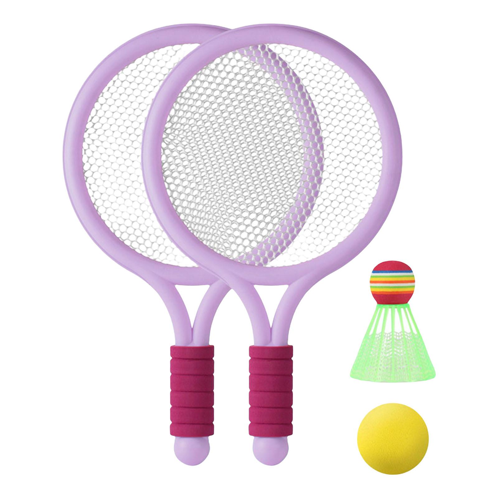 Durable Children's Badminton Tennis Racket for Beginner Training purple