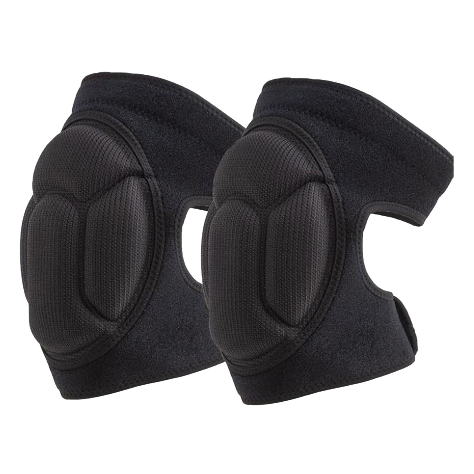 Knee Pads Breathable Volleyball Adjustable Outdoor Women Men Black 33-40cm