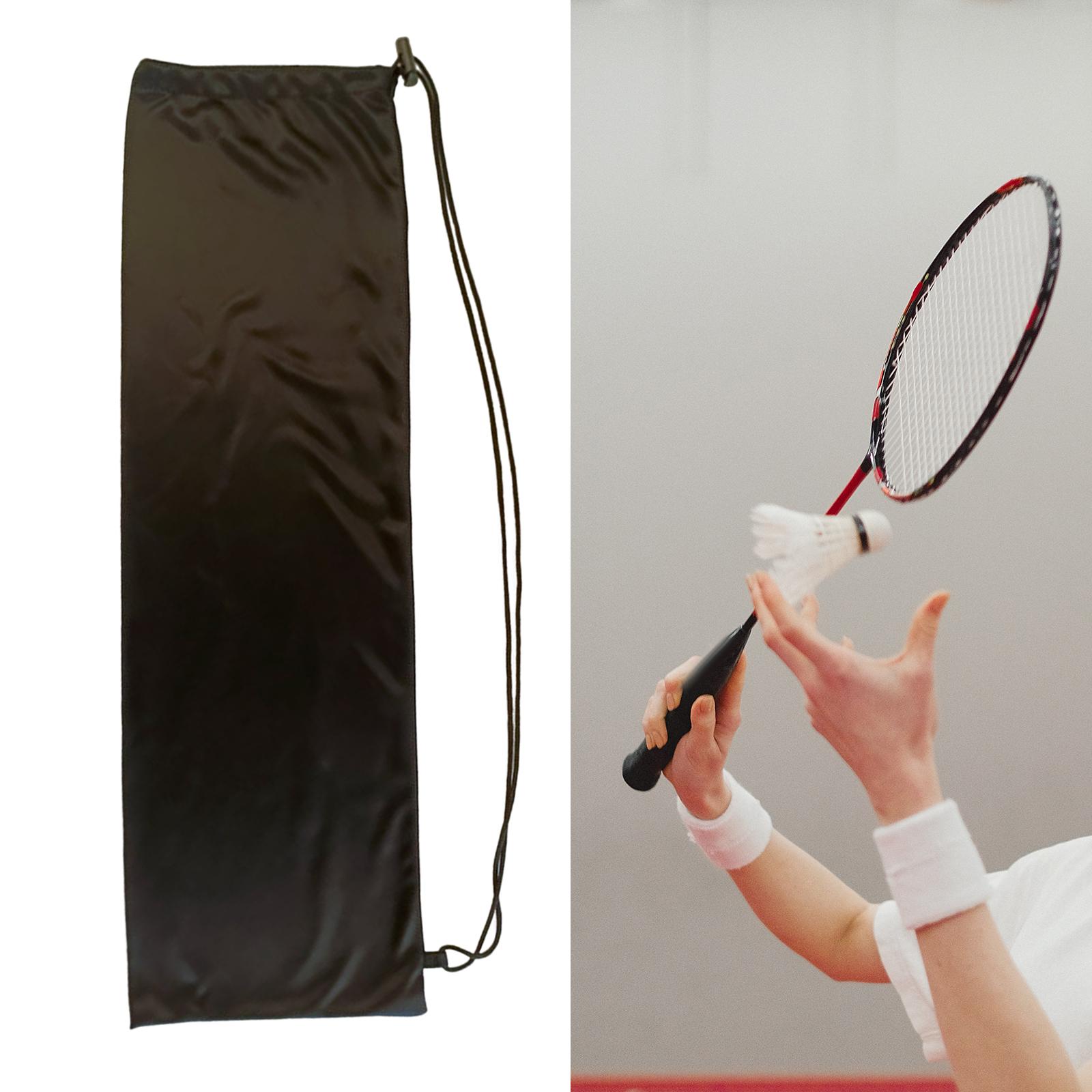 Badminton Racket Bag Storage Bag Flannel Cover Carry Case for Unisex Sports