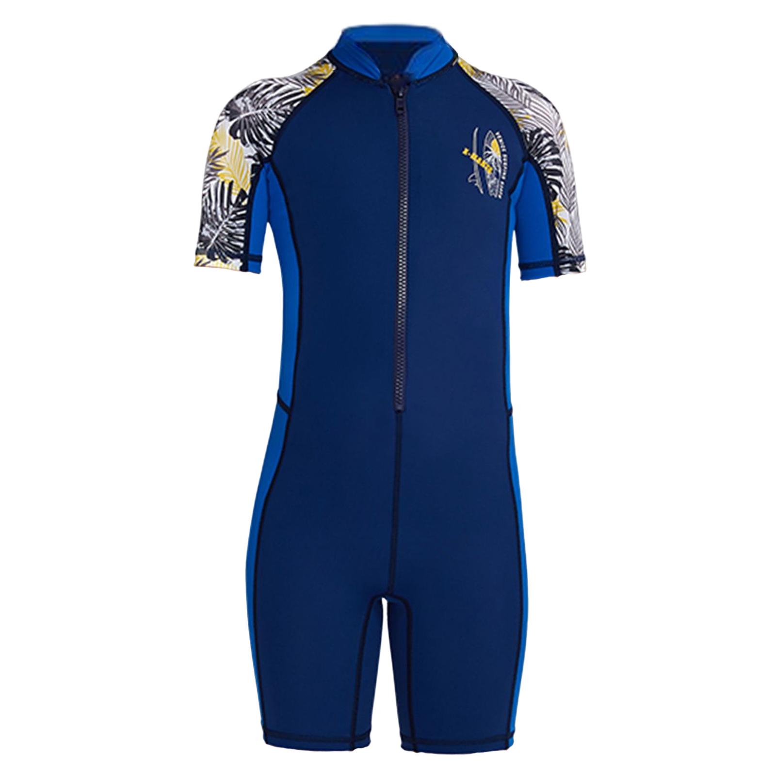 2pcs Wetsuit Swimsuit Bathing Suit for Diving Surfing Swimming StyleE