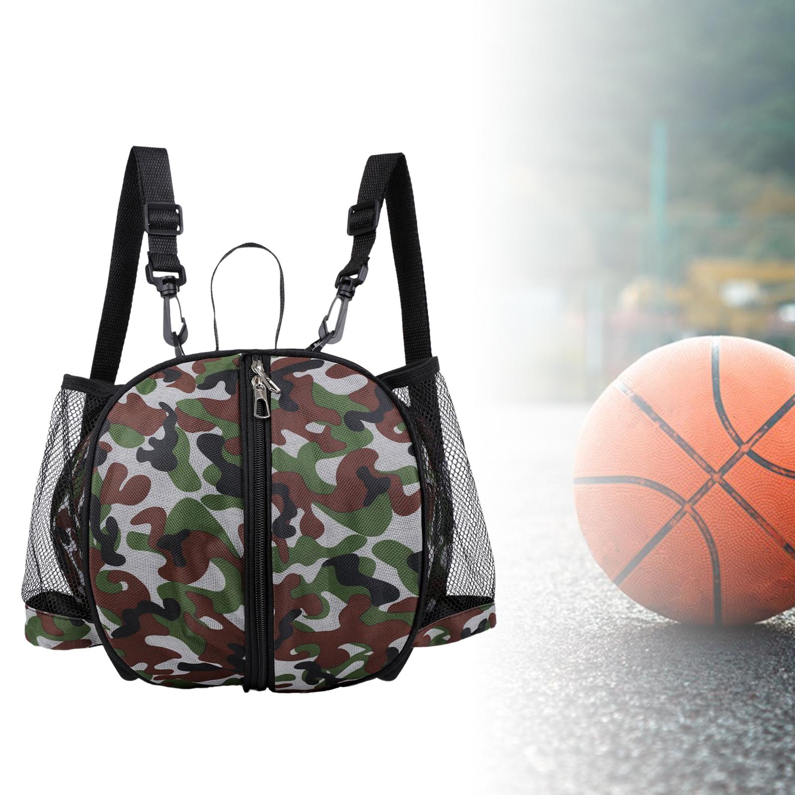 Basketball Shoulder Bag Backpack Basketball Tote Bag Accessories Adjustable Style E