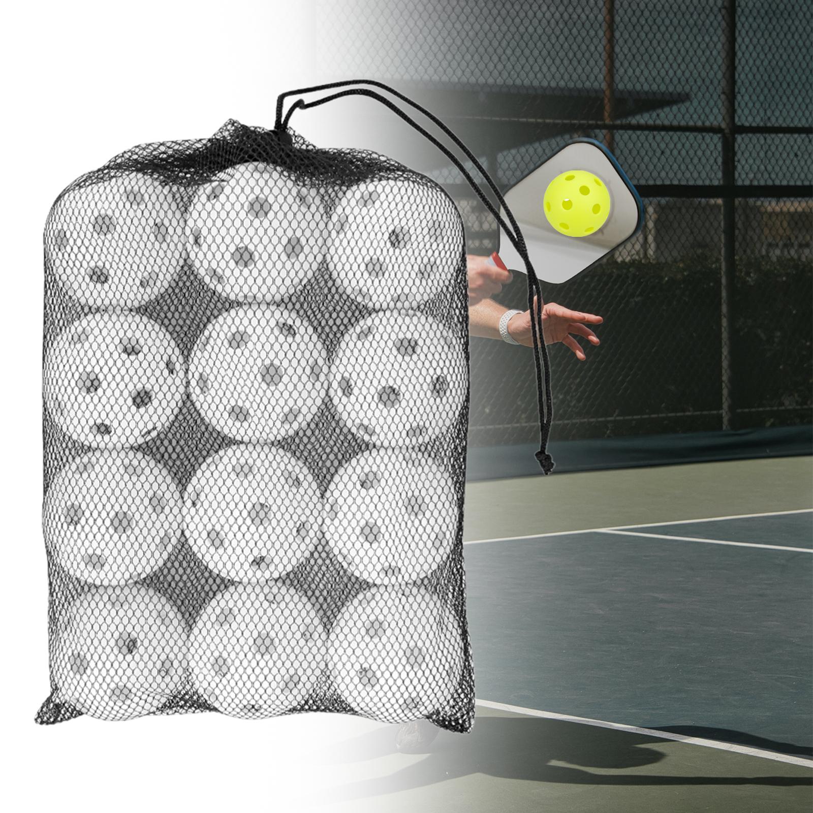 12 Pieces Pickleball Balls Competition Ball for Sanctioned Tournament Play White