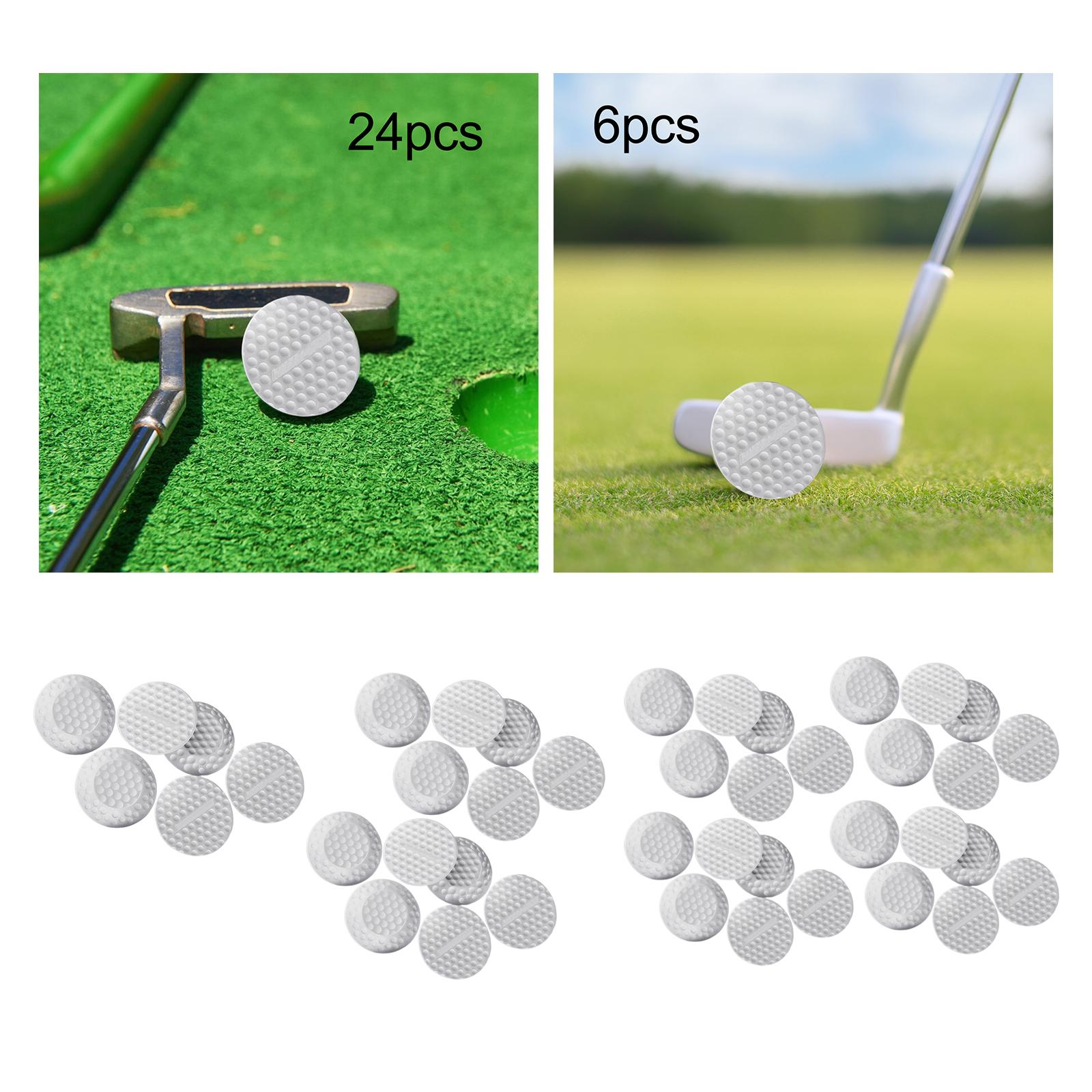 Practice Golf Ball Golf Sports Training Ball Home Use Indoor Flat Golf Balls 6pcs