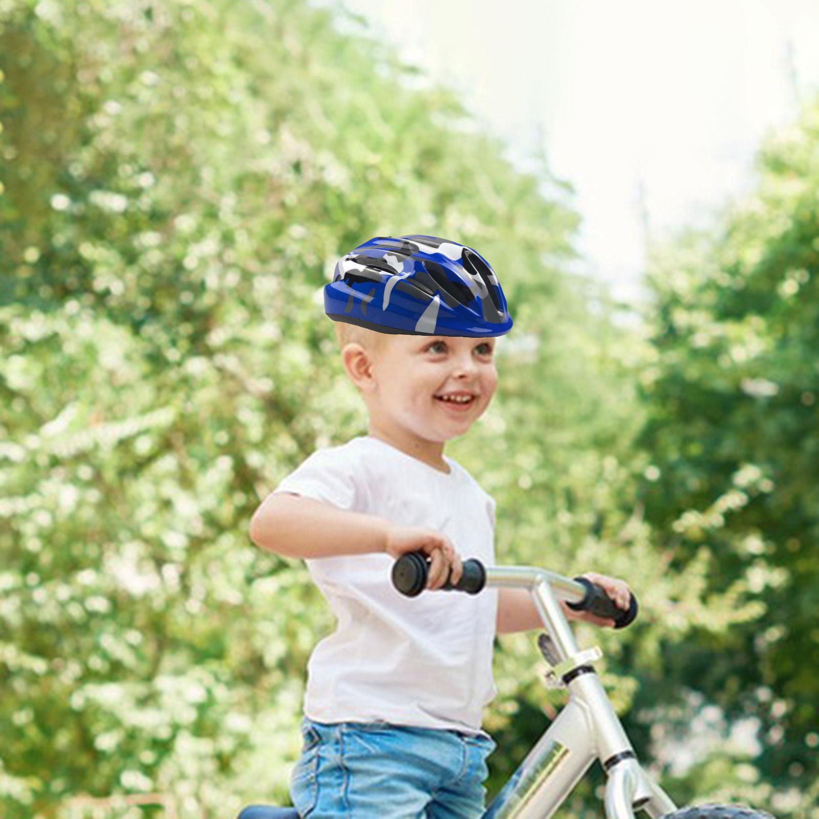 Kids Bike Helmet Cycling Helmet Skateboarding Helmet for Children Boys Girls Blue