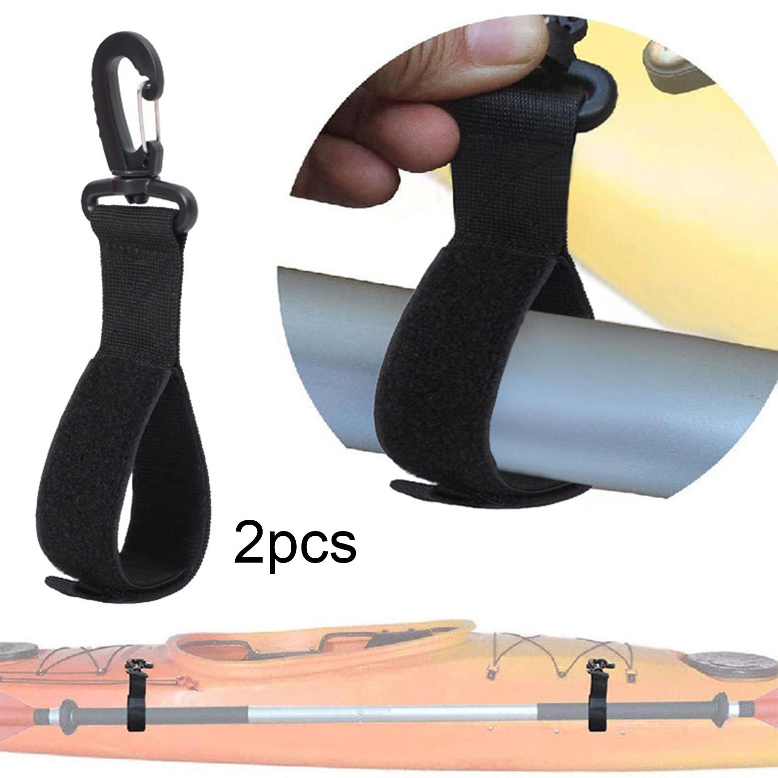 2x Kayak Paddle Holder Strap Dinghy Rowing Inflatable Boat Canoe Oars Keeper