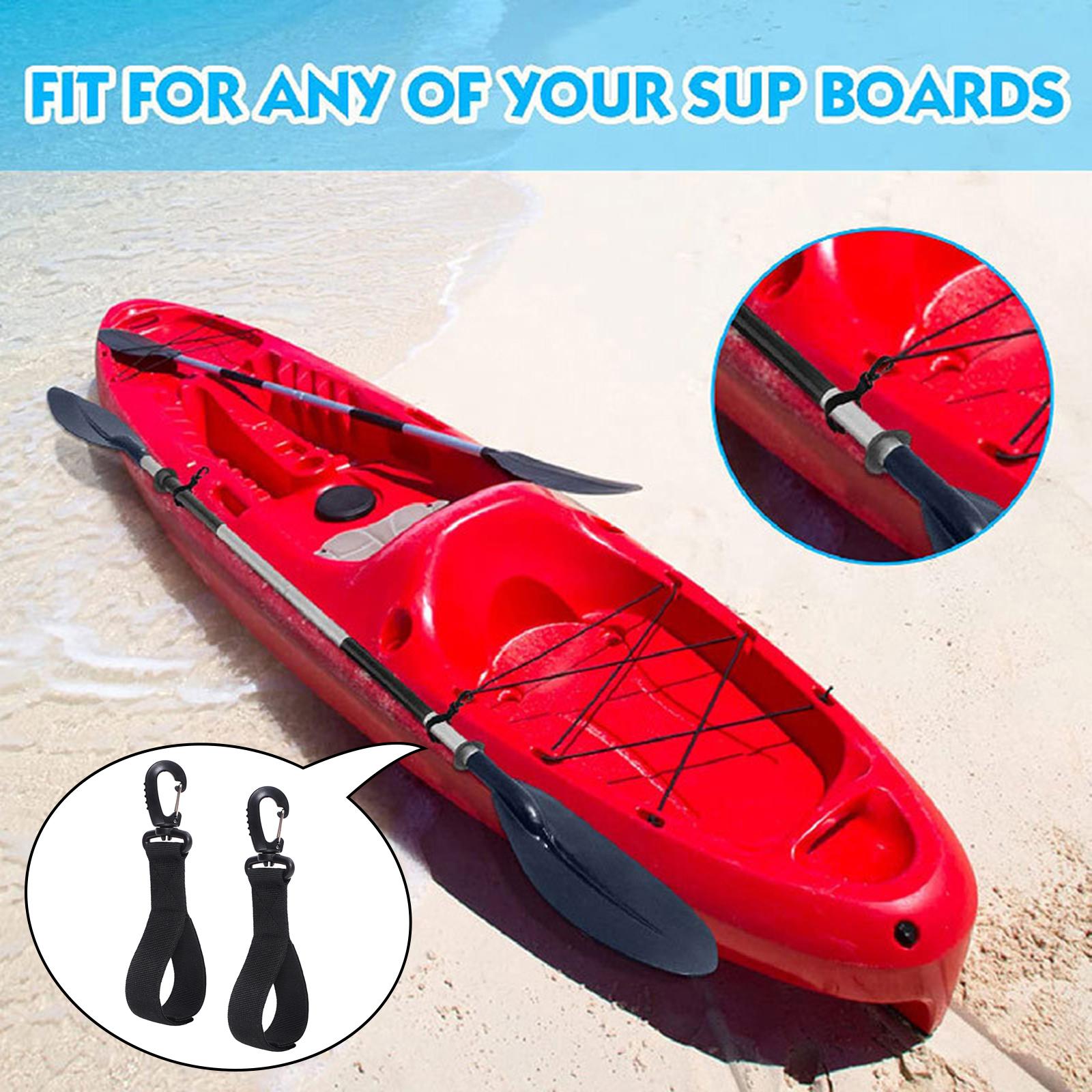2x Kayak Paddle Holder Strap Dinghy Rowing Inflatable Boat Canoe Oars Keeper
