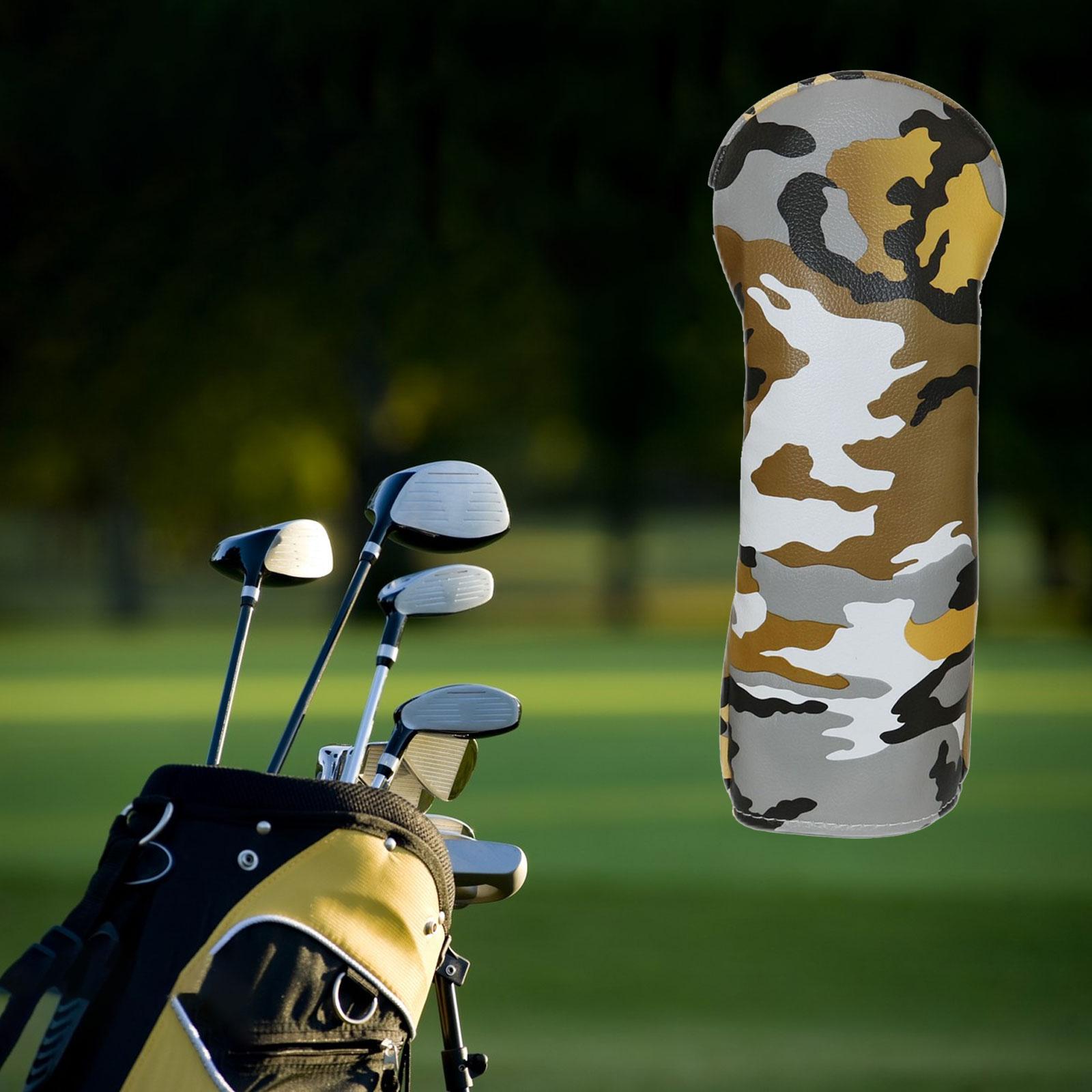 Golf Head Covers for Golf Clubs for Travel Transport Golfer Golf Accessories Yellow Medium