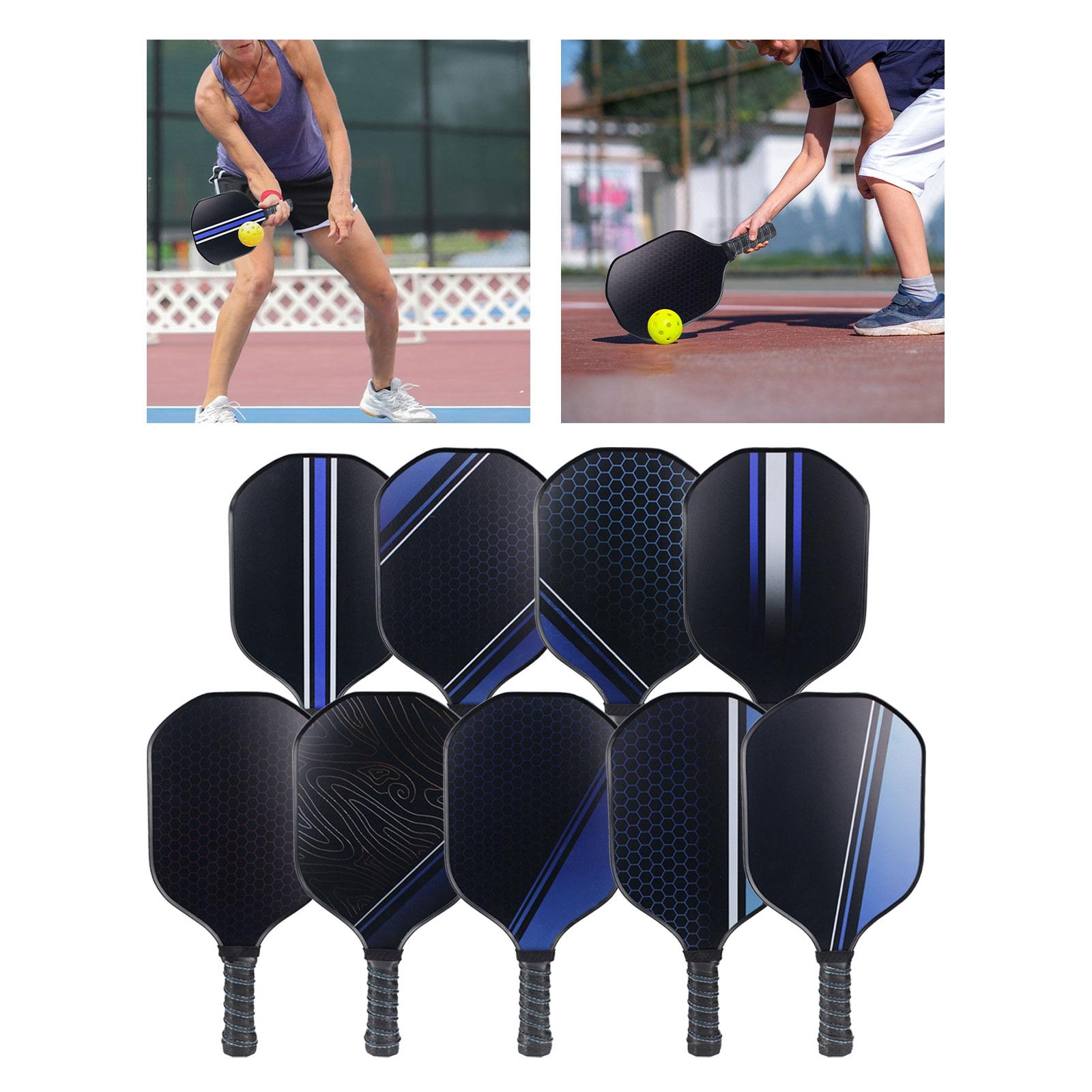 Carbon Fiber Pickleball Paddles Advanced Player Home Gym Pickleball Rackets Style A