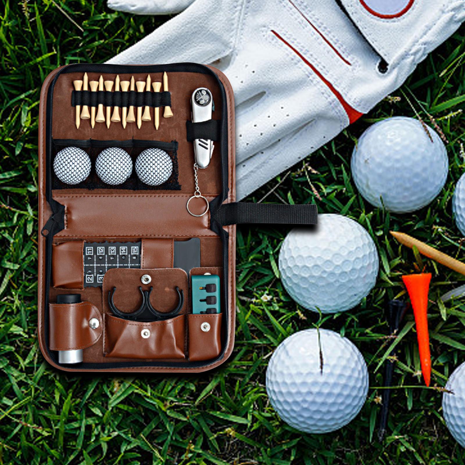 Golf Accessory Case Golf Tee Holder Pouch Unisex Golf Ball Bag Golf Tool Bag