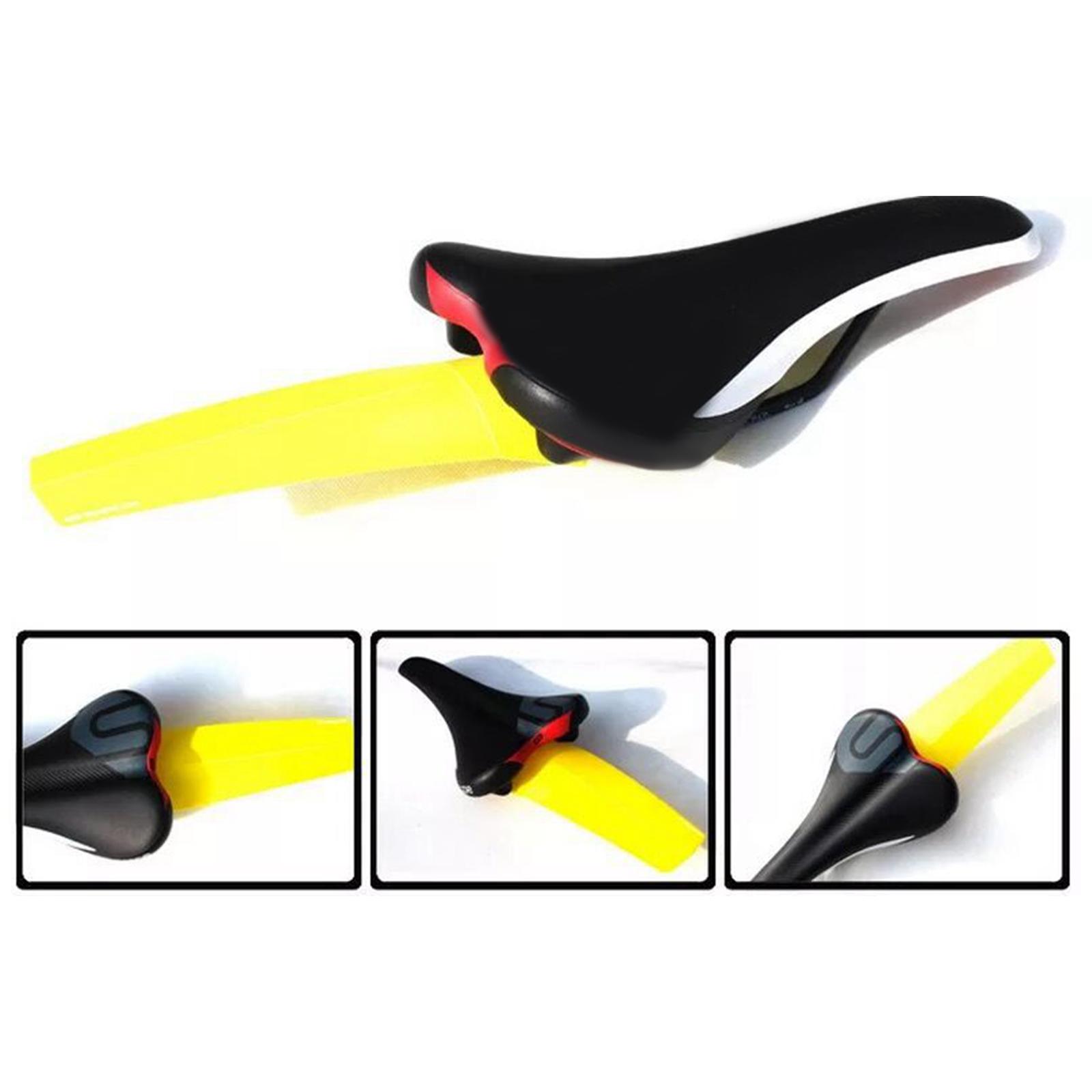 2x Bicycle Mudguard Easy to Install Riding Replacement Part Biking Saver Yellow