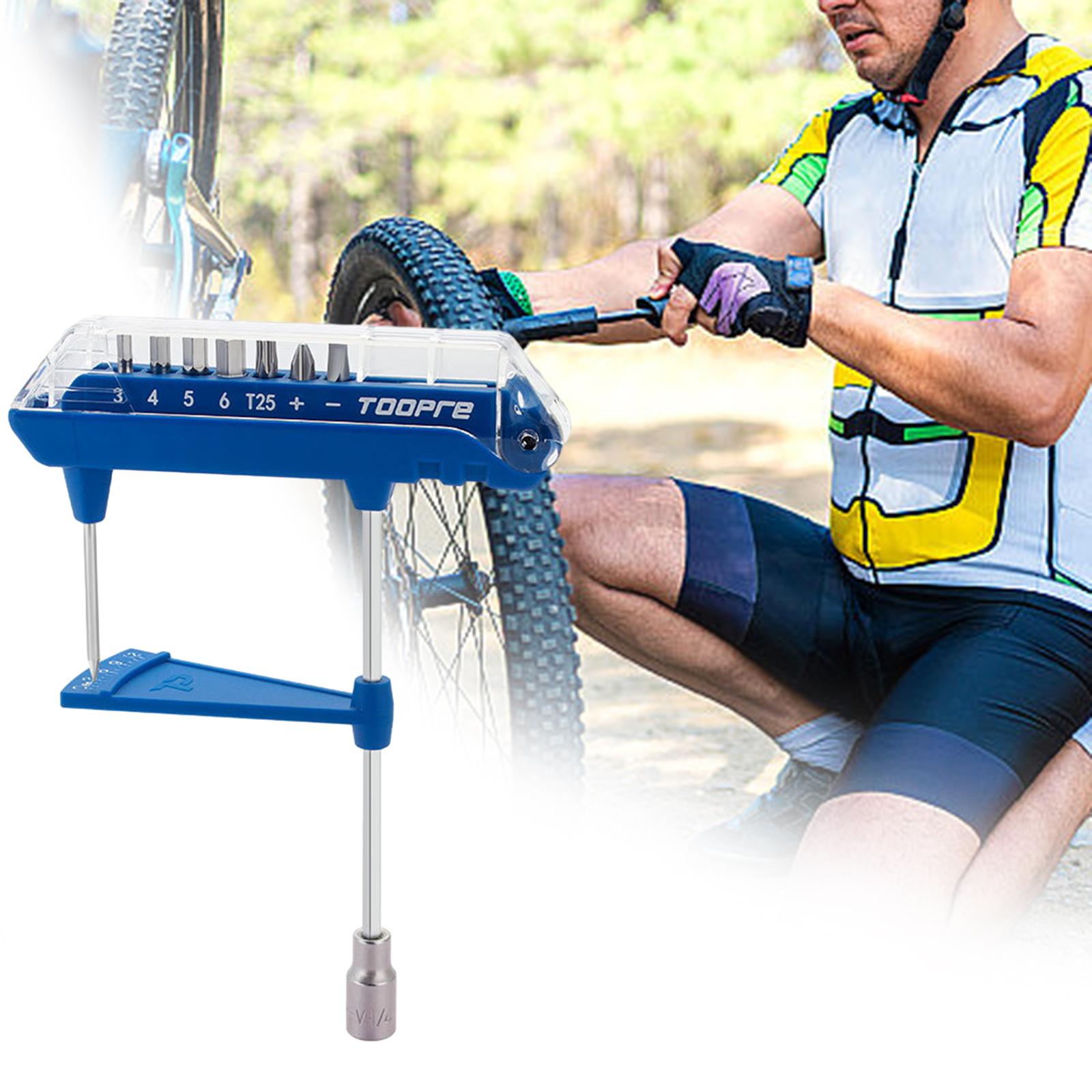 Wrench for Bicycle Accurate Durable Nylon Steel Cycling Wrench Blue