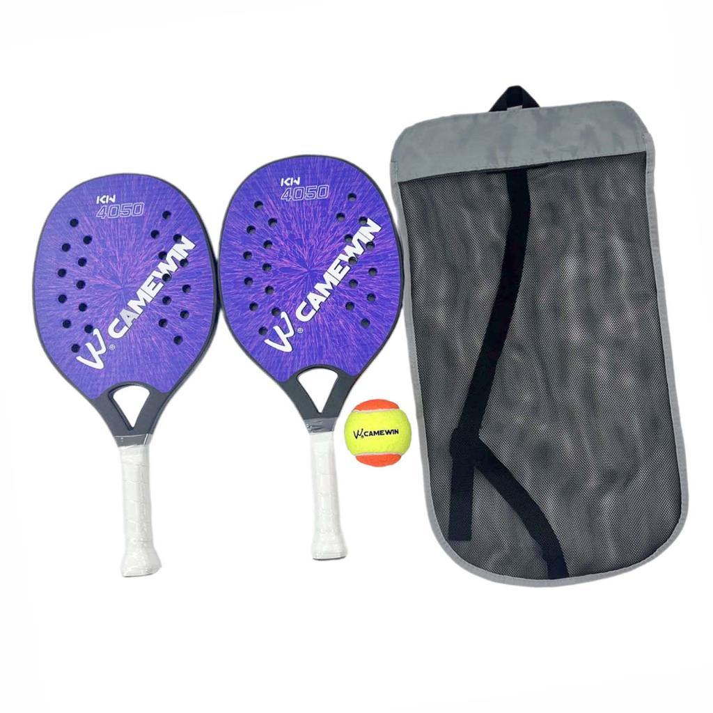 2Pcs Beach Tennis Rackets for Kids Anti Slip Grip Beach Tennis Racquet