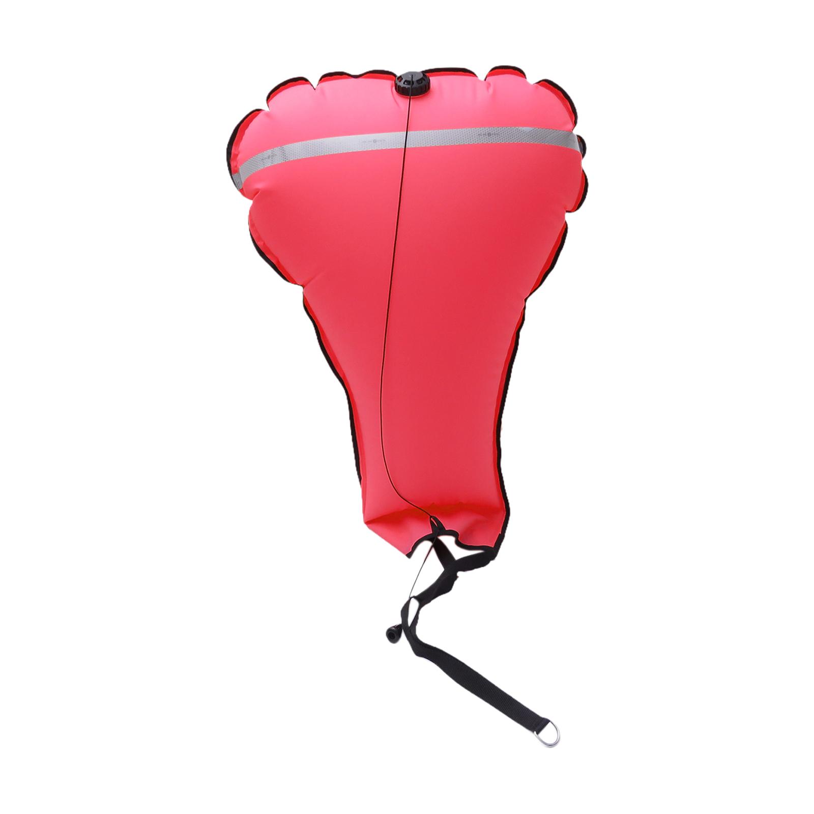 Scuba Diving Float Buoy Gear Salvage Flotation Summer Outdoor Lift Bag 140lb Fluorescent Red