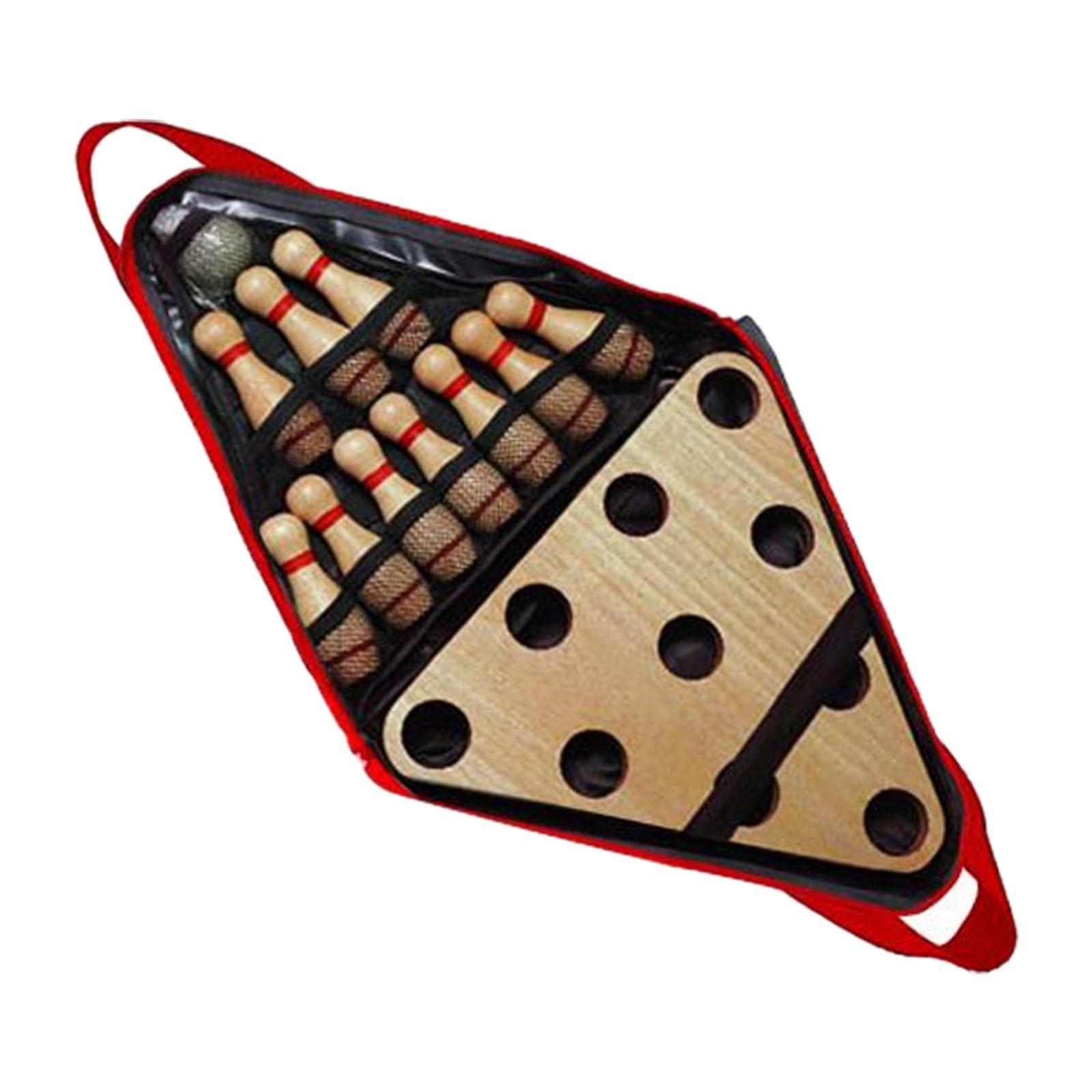 Shuffleboard Bowling Pin Set