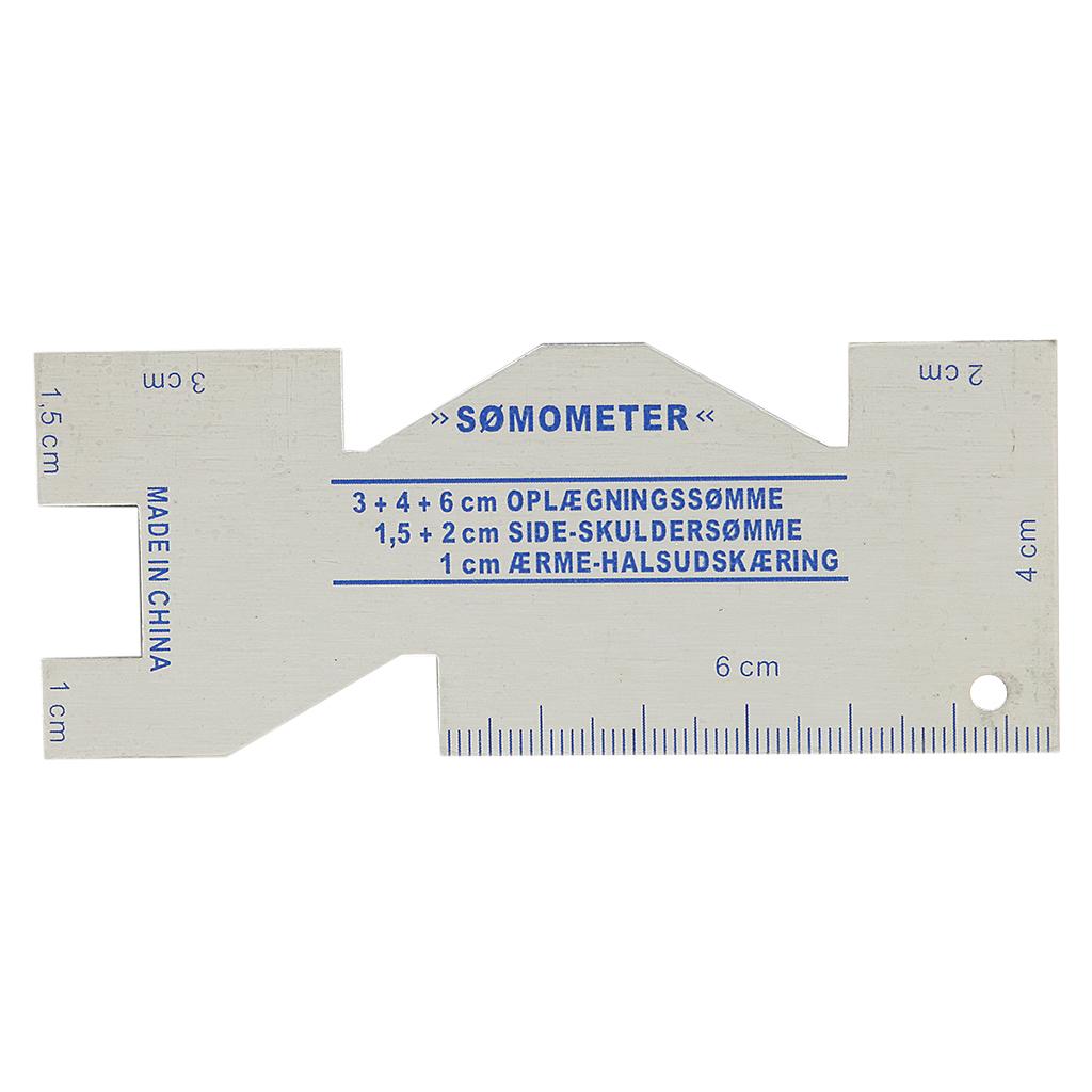 Metal Somometer Sewing Measuring Gauge Quilting Rulers for Sewing Craft