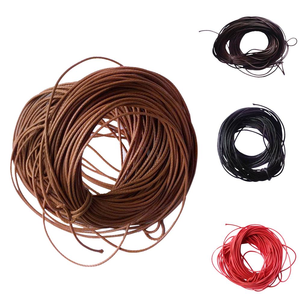 10 Meter Wax Nylon String Rope for DIY Bracelet Jewelry Making Red
