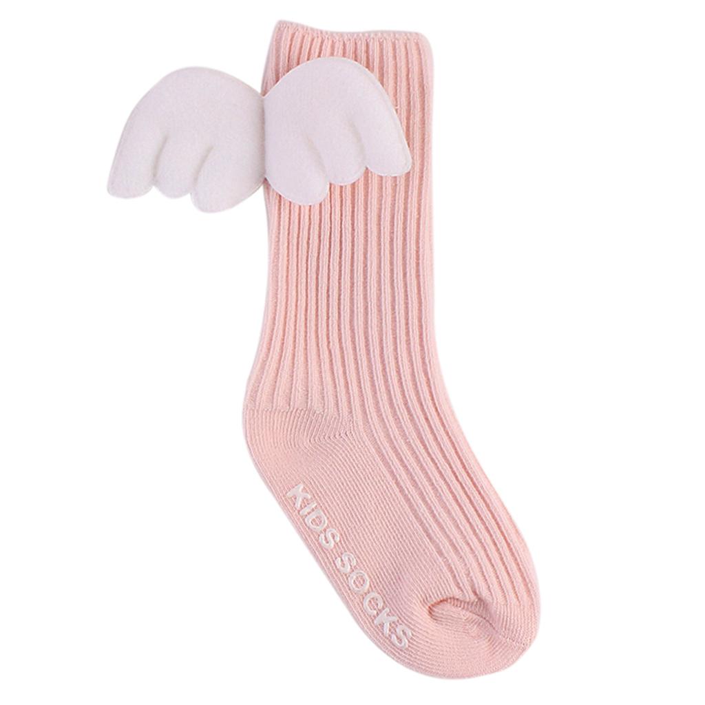 Chaussettes Hautes Genou Enfant Bébé Fille Ailes d'Anges ...