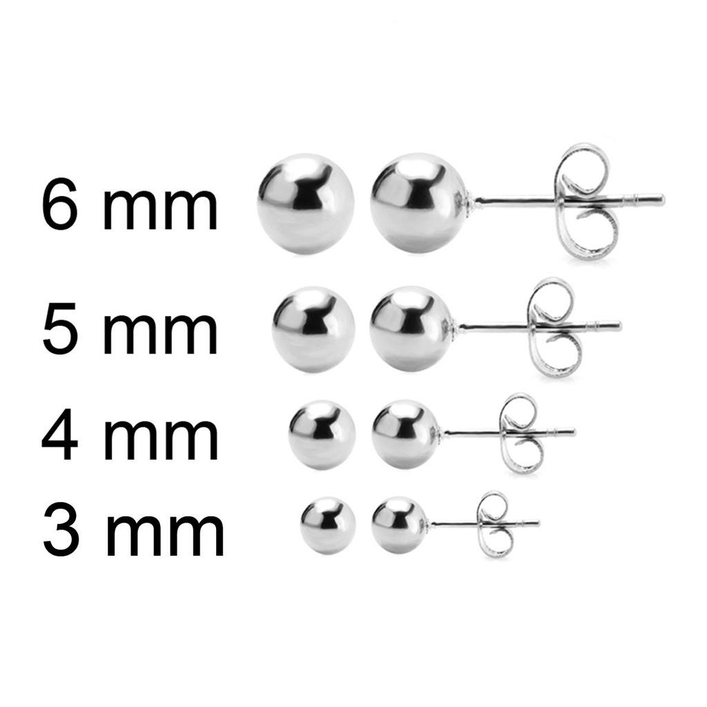 2x 4 Pair Fashion Women Stainless Steel Elegant Ear Stud Earrings Jewelry