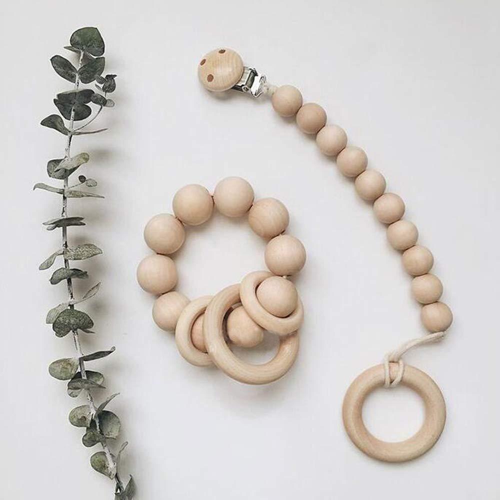 20 Stücke Holzring Natur Holzringe Schmuck DIY Schmuckherstellung - Bild 3 von 30