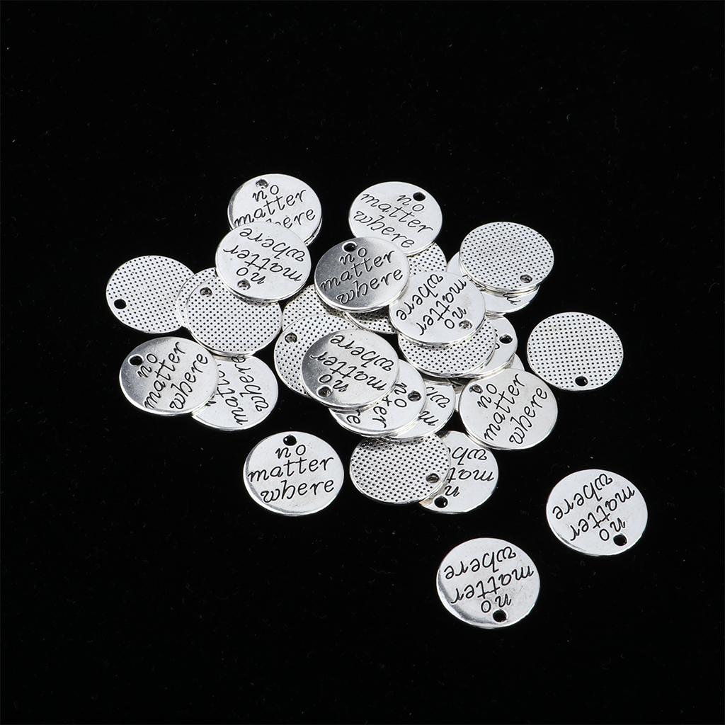 30 PCS Alloy Charms Pendants DIY Handcraft Findings Accessory Jewelry Pendants